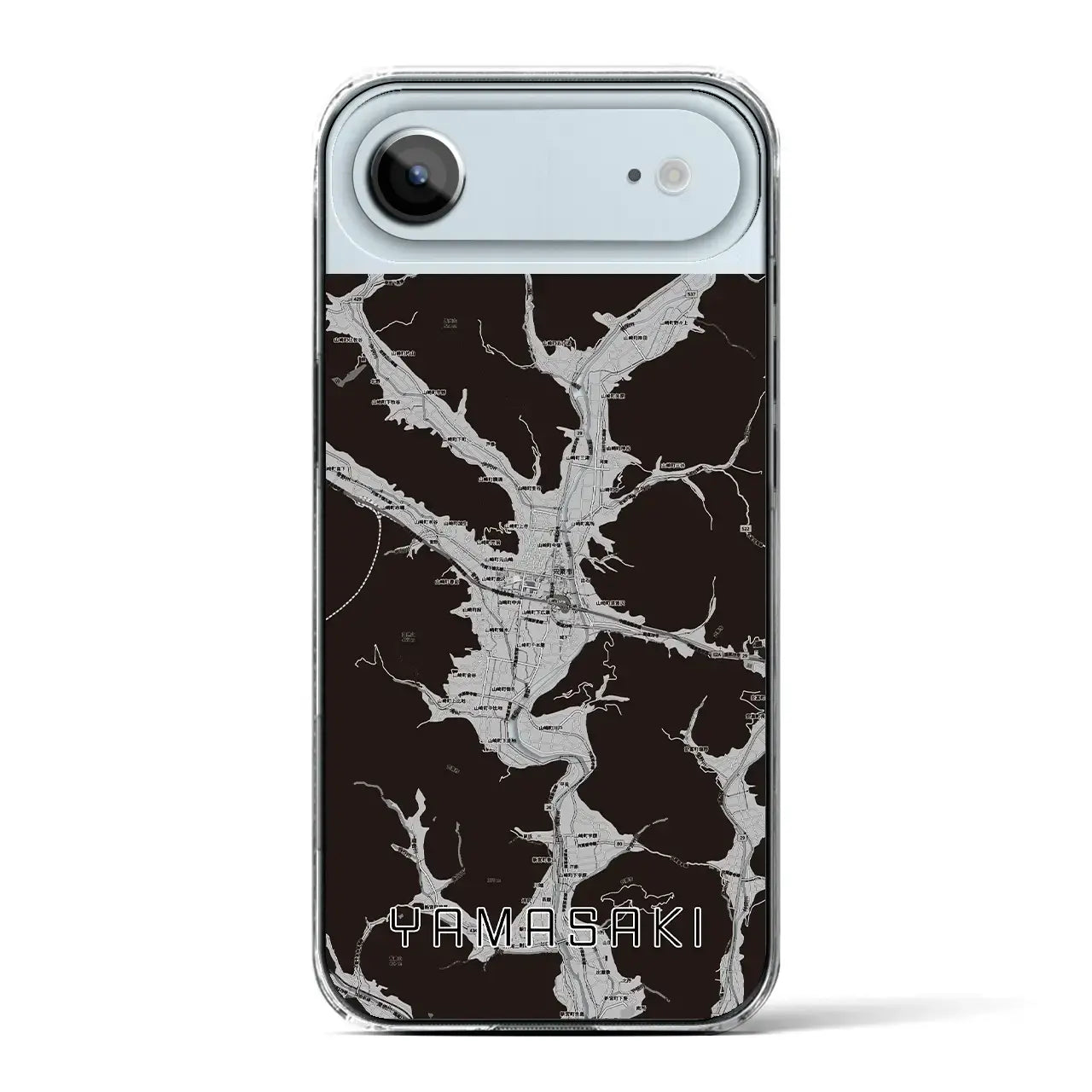 【山崎(兵庫県)】地図柄iPhoneケース(クリアタイプ)