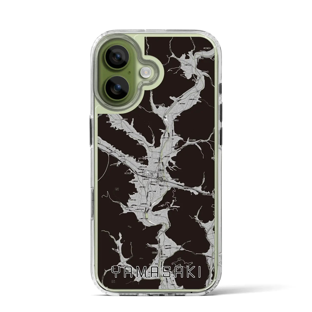 【山崎(兵庫県)】地図柄iPhoneケース(MagSafeタイプ)