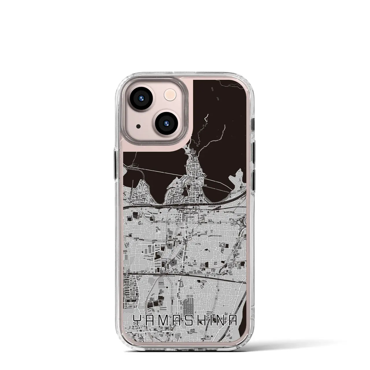 【山科(京都府)】地図柄iPhoneケース(MagSafeタイプ)