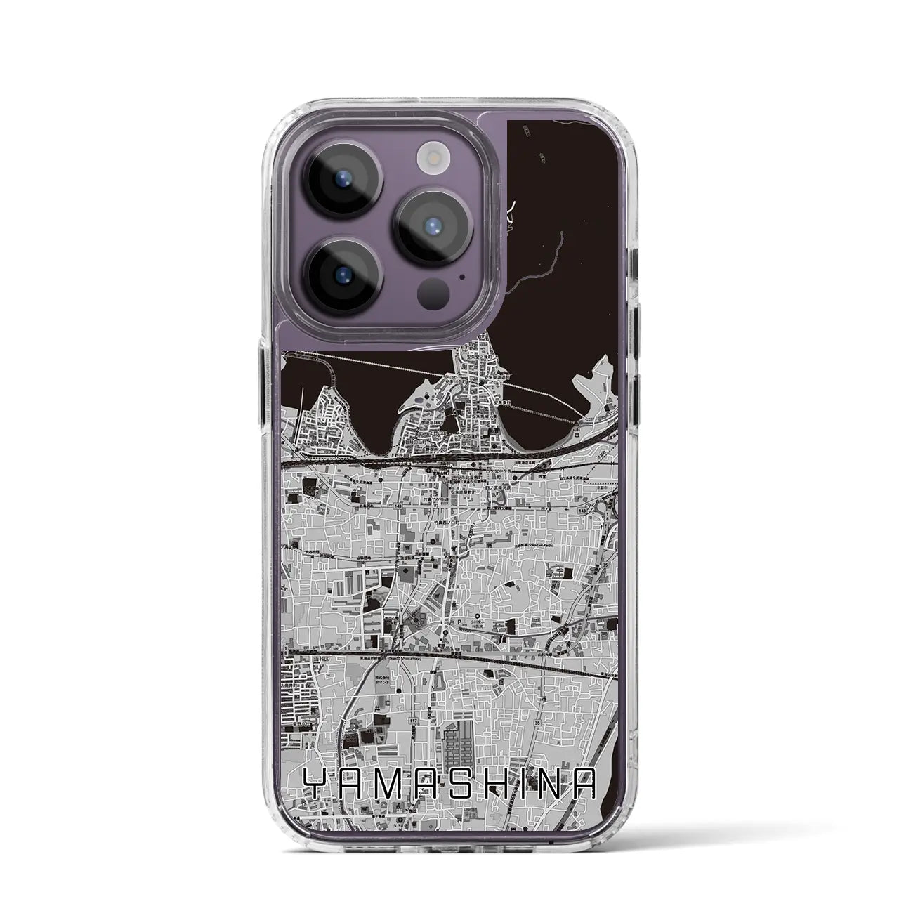 【山科(京都府)】地図柄iPhoneケース(MagSafeタイプ)