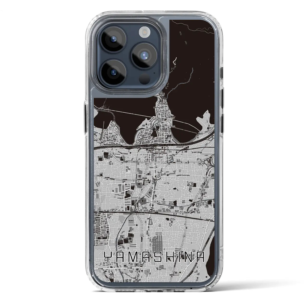 【山科(京都府)】地図柄iPhoneケース(MagSafeタイプ)