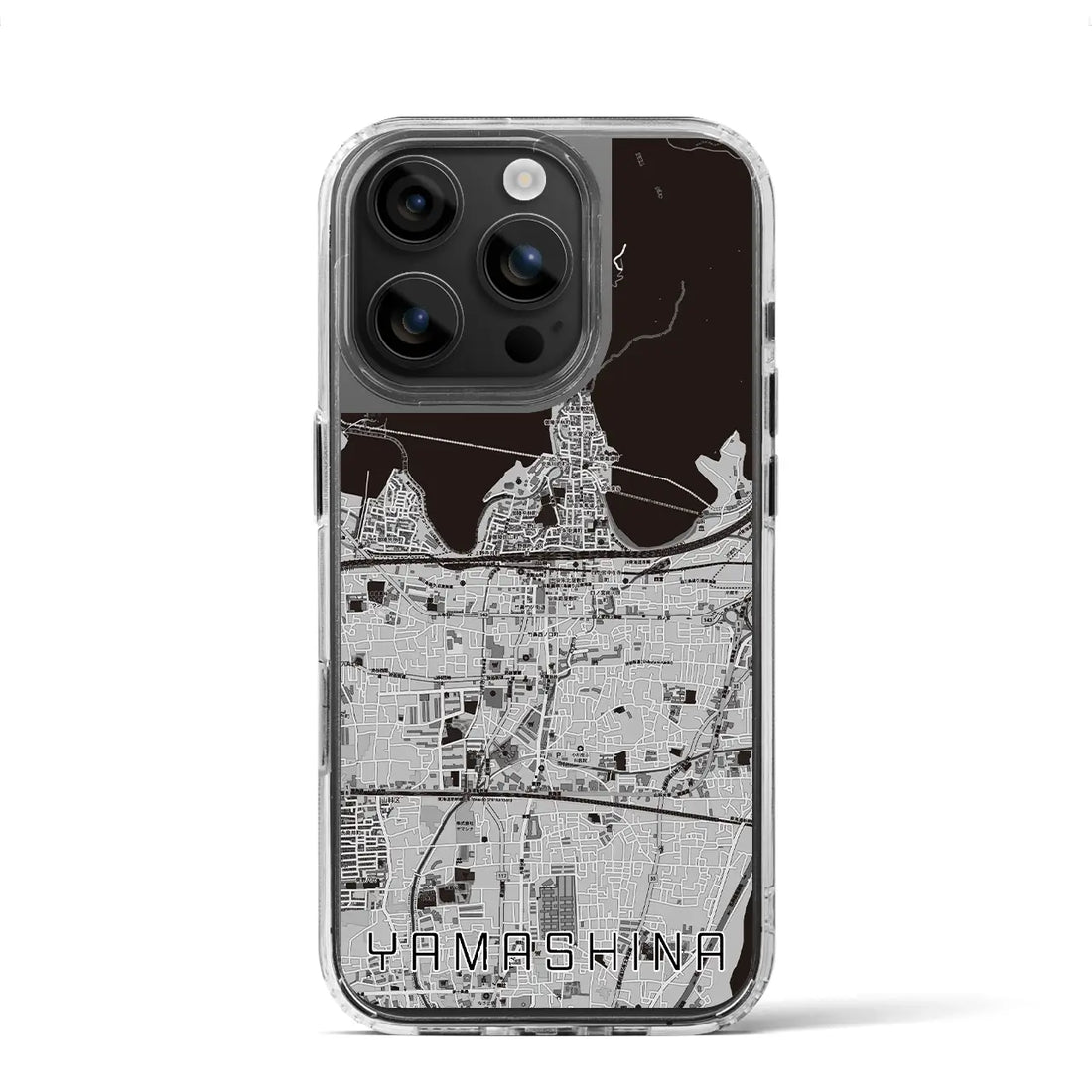 【山科(京都府)】地図柄iPhoneケース(MagSafeタイプ)