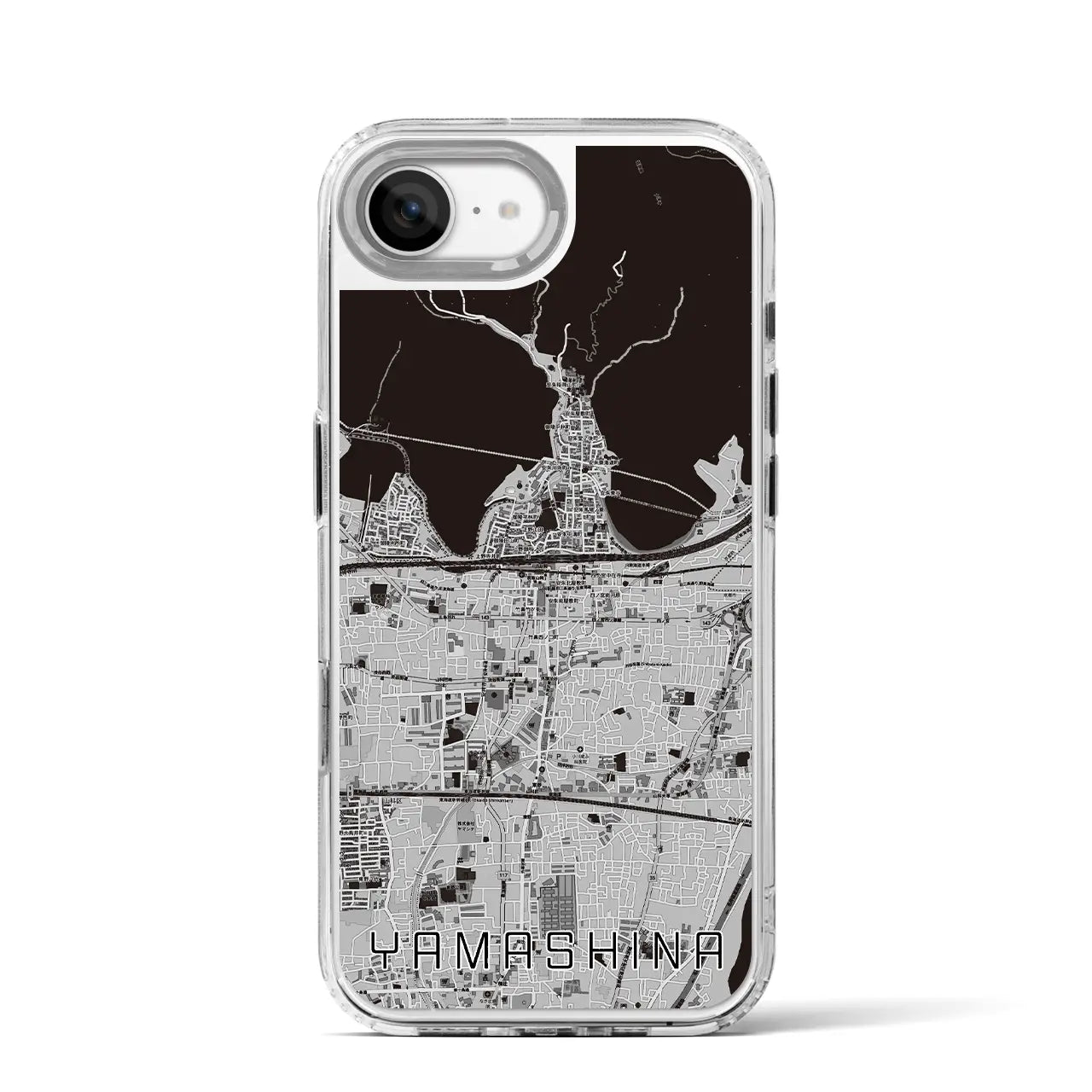 【山科(京都府)】地図柄iPhoneケース(MagSafeタイプ)