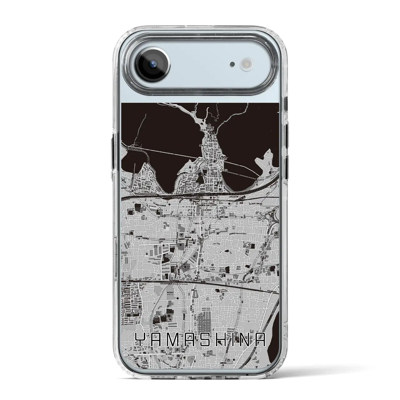 【山科(京都府)】地図柄iPhoneケース(MagSafeタイプ)