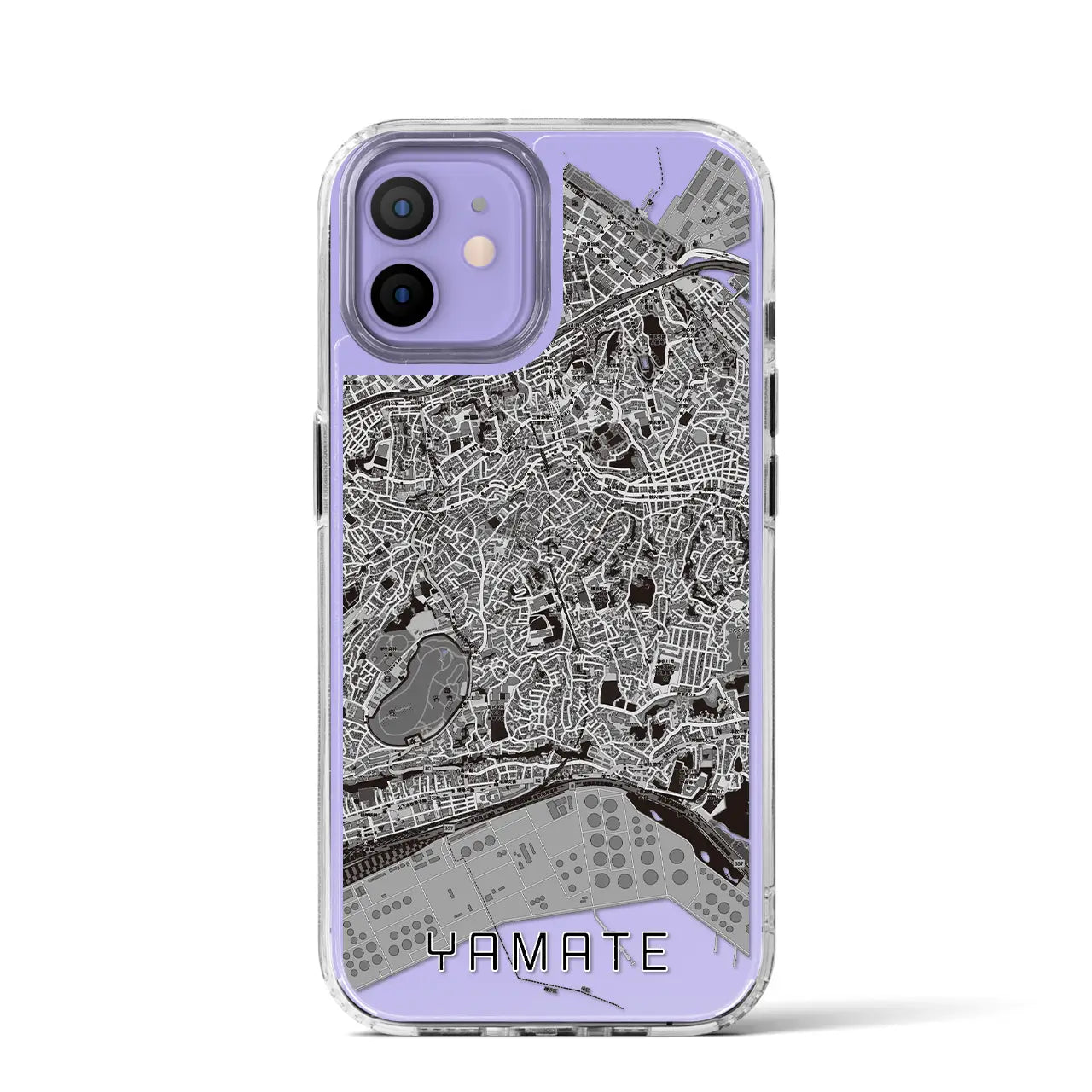 【山手(神奈川県)】地図柄iPhoneケース(MagSafeタイプ)