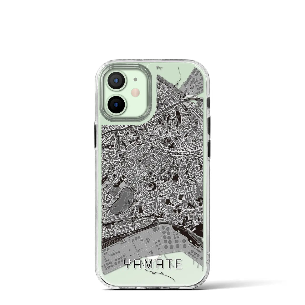 【山手(神奈川県)】地図柄iPhoneケース(MagSafeタイプ)