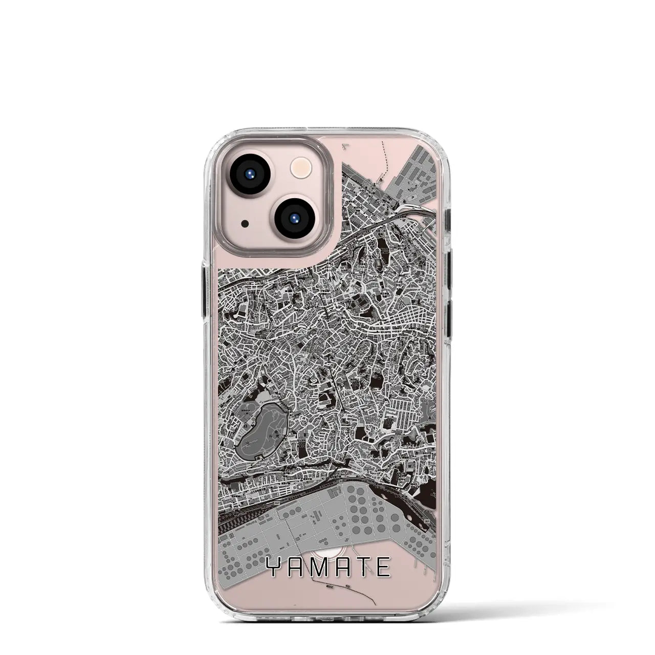 【山手(神奈川県)】地図柄iPhoneケース(MagSafeタイプ)