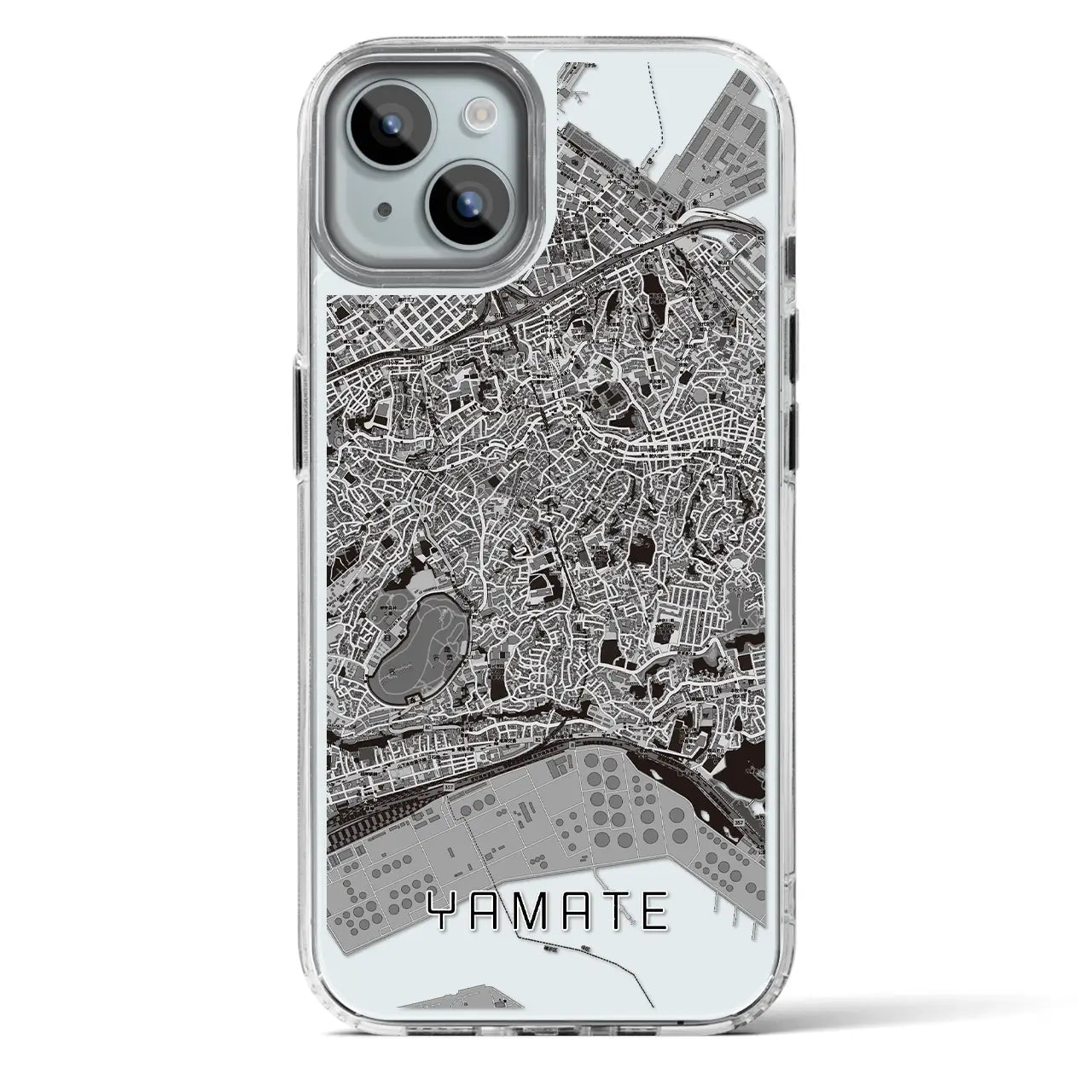 【山手(神奈川県)】地図柄iPhoneケース(MagSafeタイプ)