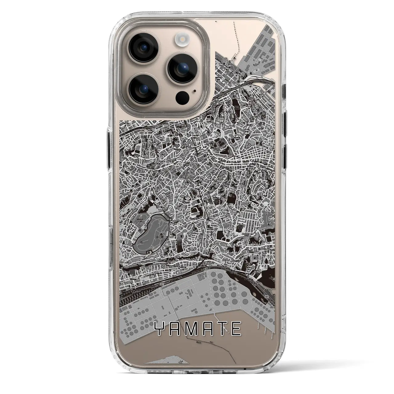 【山手(神奈川県)】地図柄iPhoneケース(MagSafeタイプ)