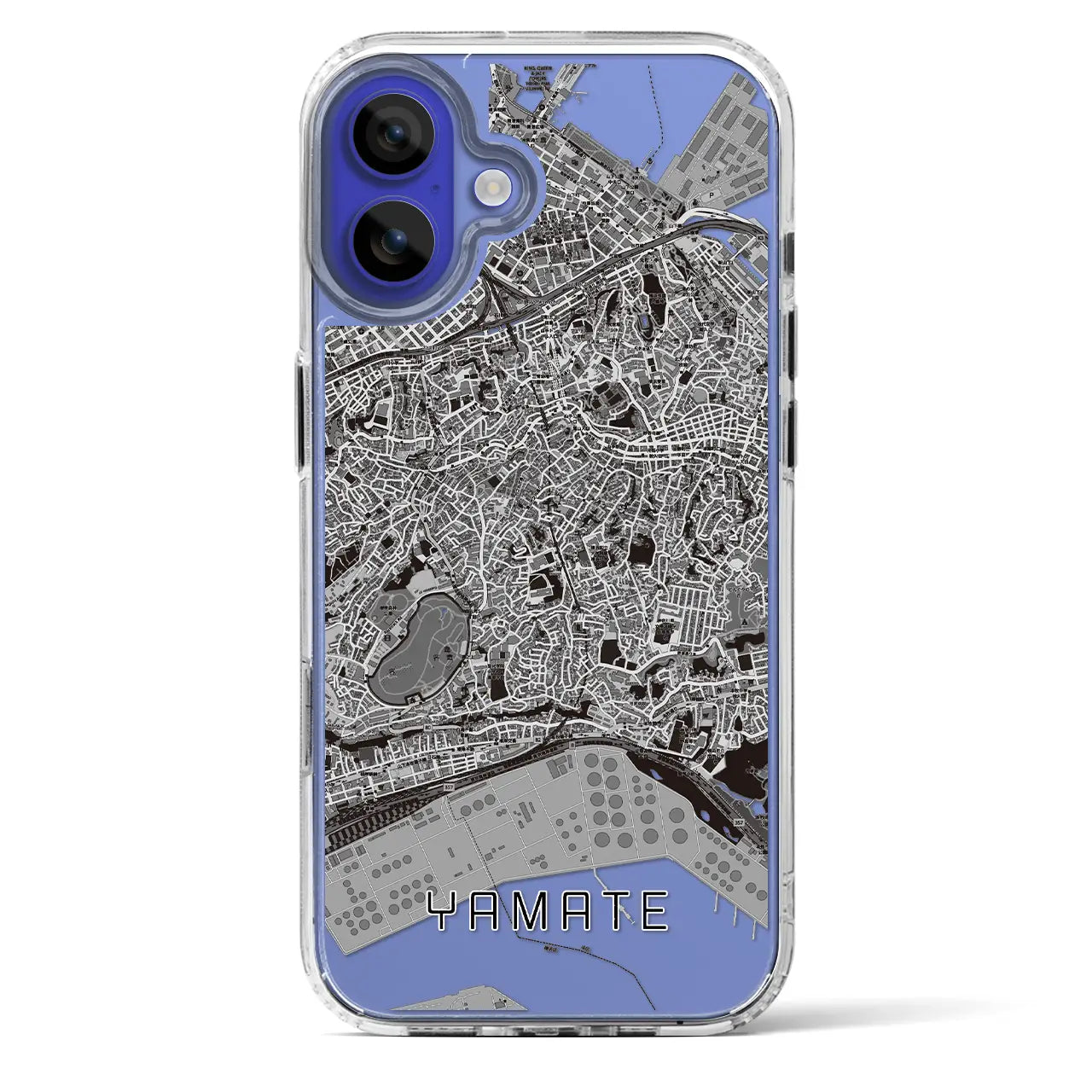 【山手(神奈川県)】地図柄iPhoneケース(MagSafeタイプ)