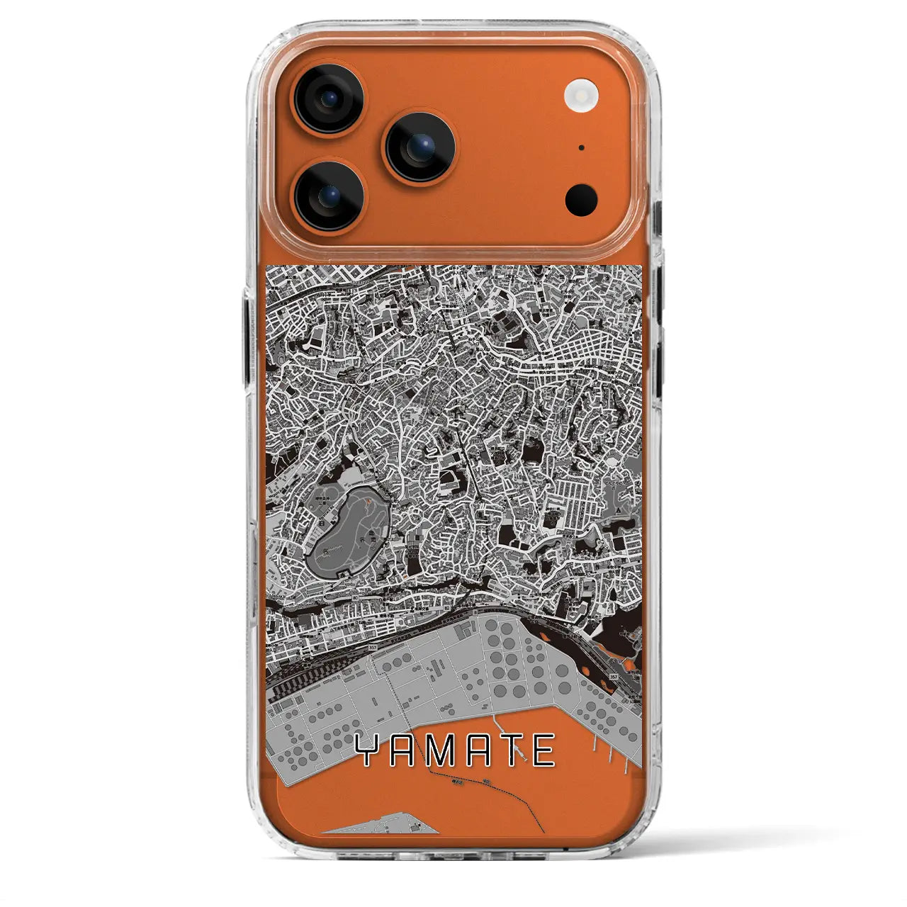 【山手(神奈川県)】地図柄iPhoneケース(MagSafeタイプ)