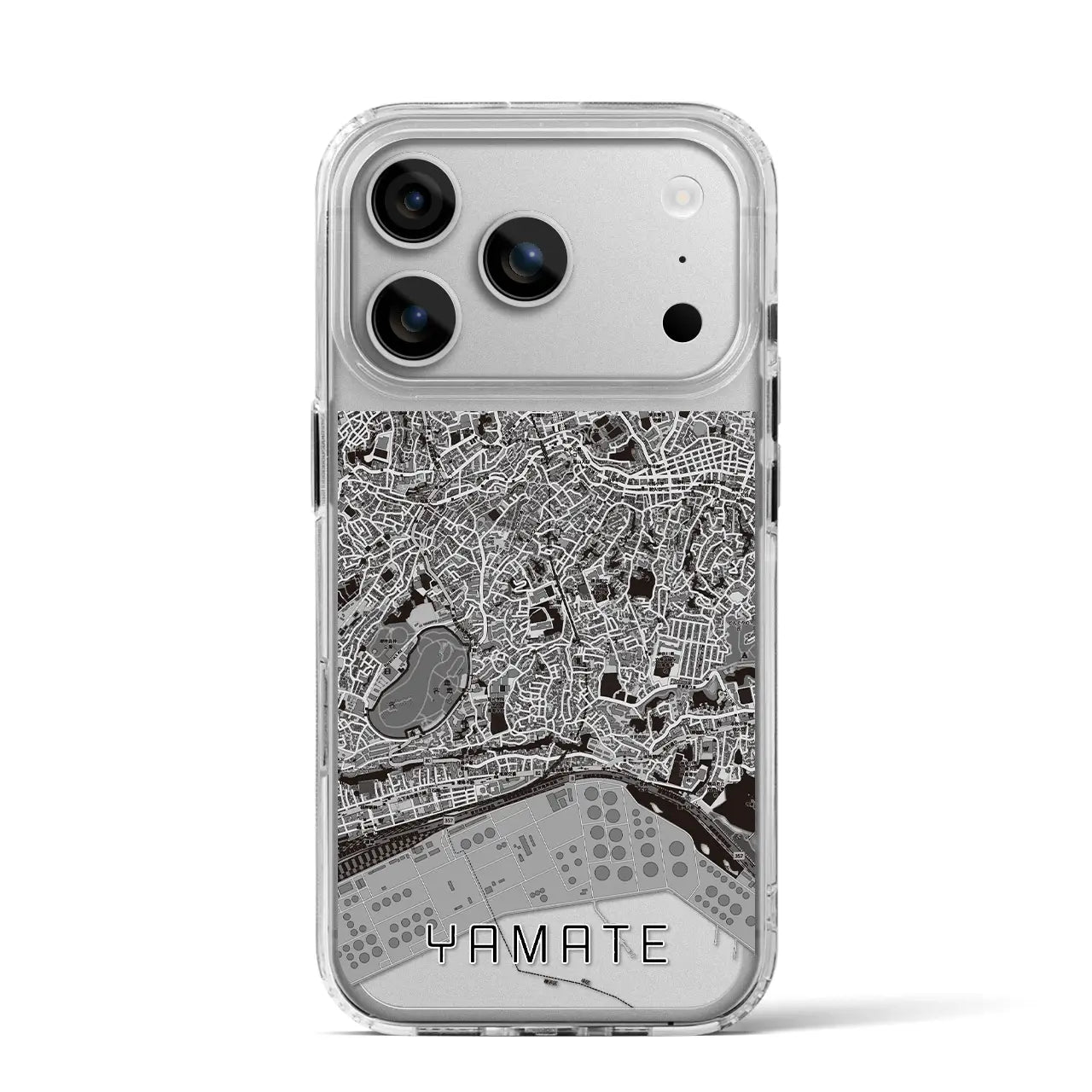 【山手(神奈川県)】地図柄iPhoneケース(MagSafeタイプ)