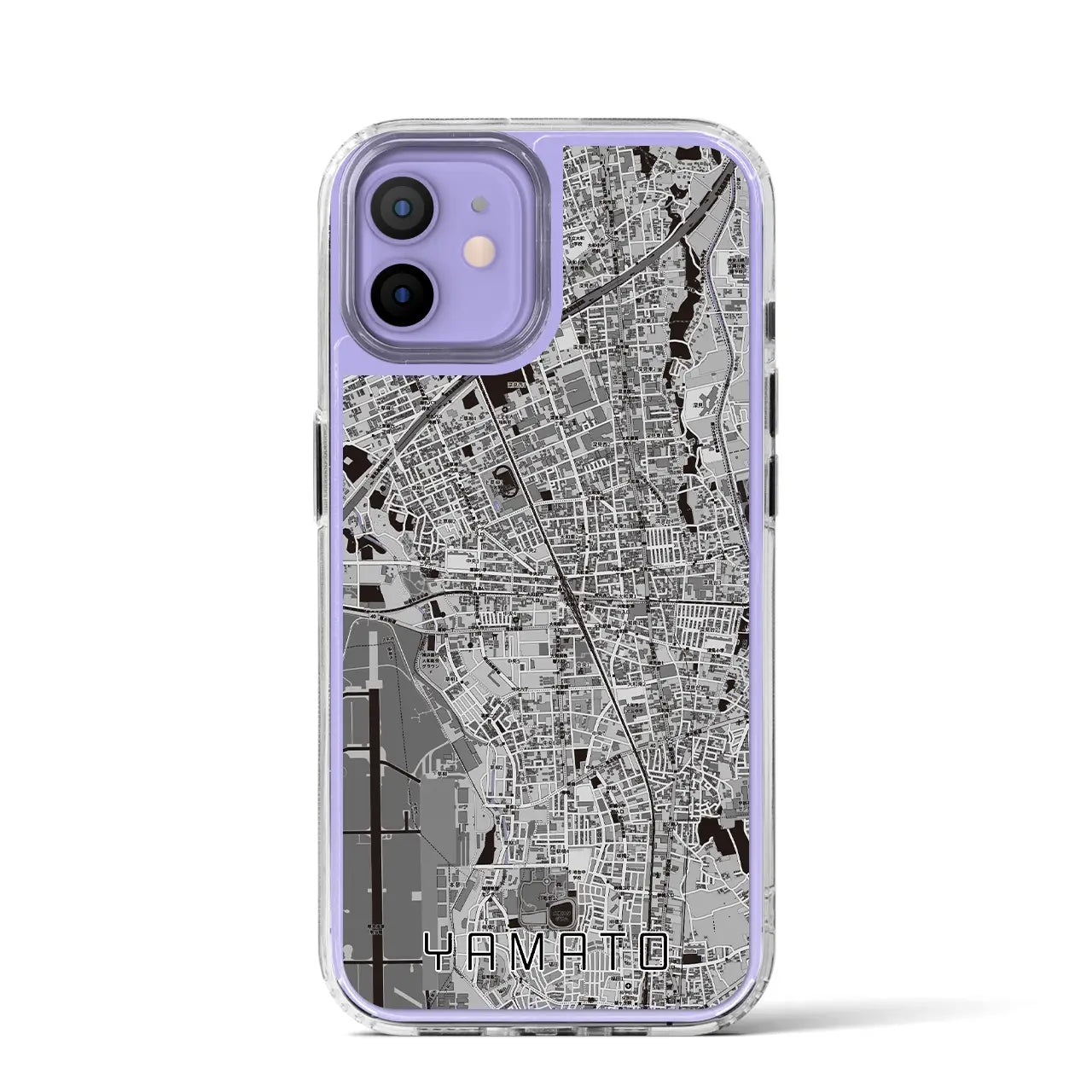 【大和(神奈川県)】地図柄iPhoneケース(MagSafeタイプ)