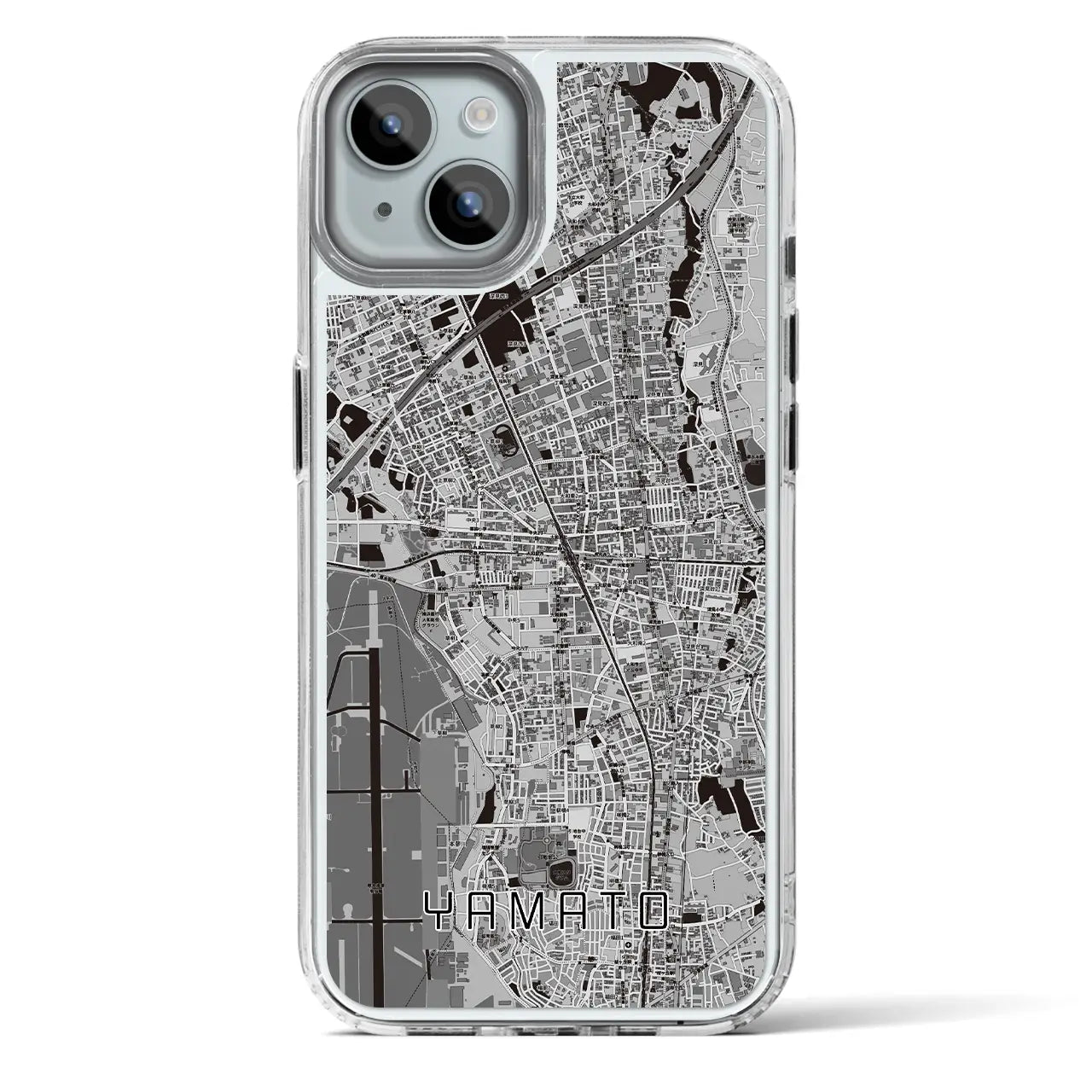 【大和(神奈川県)】地図柄iPhoneケース(MagSafeタイプ)