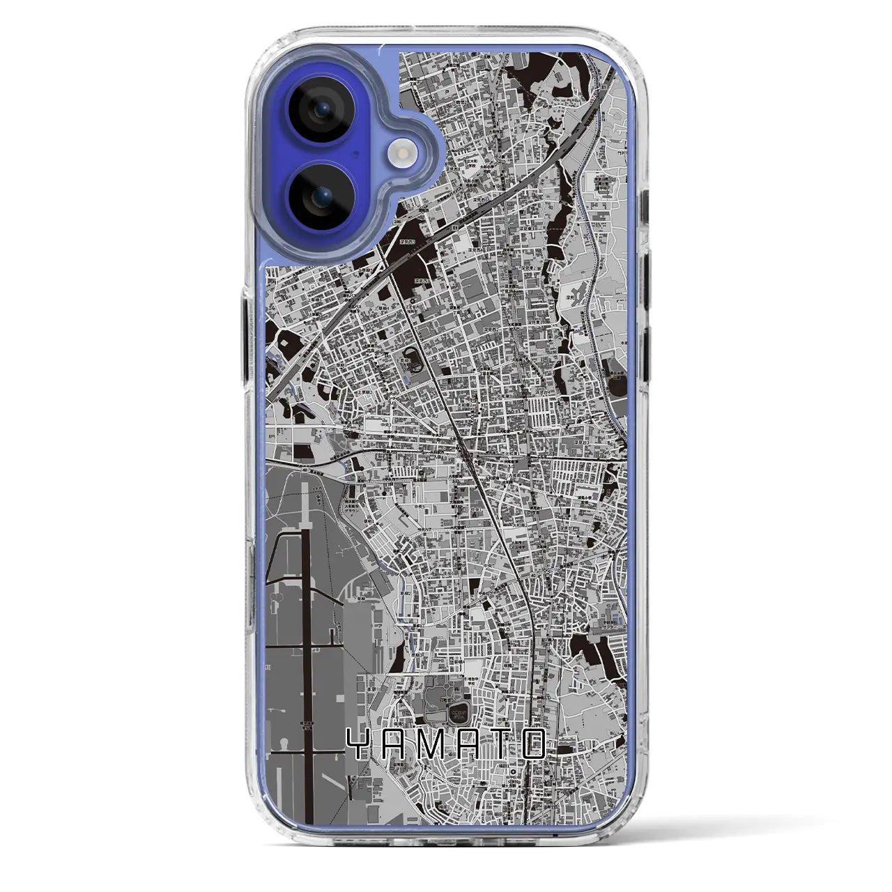 【大和(神奈川県)】地図柄iPhoneケース(MagSafeタイプ)