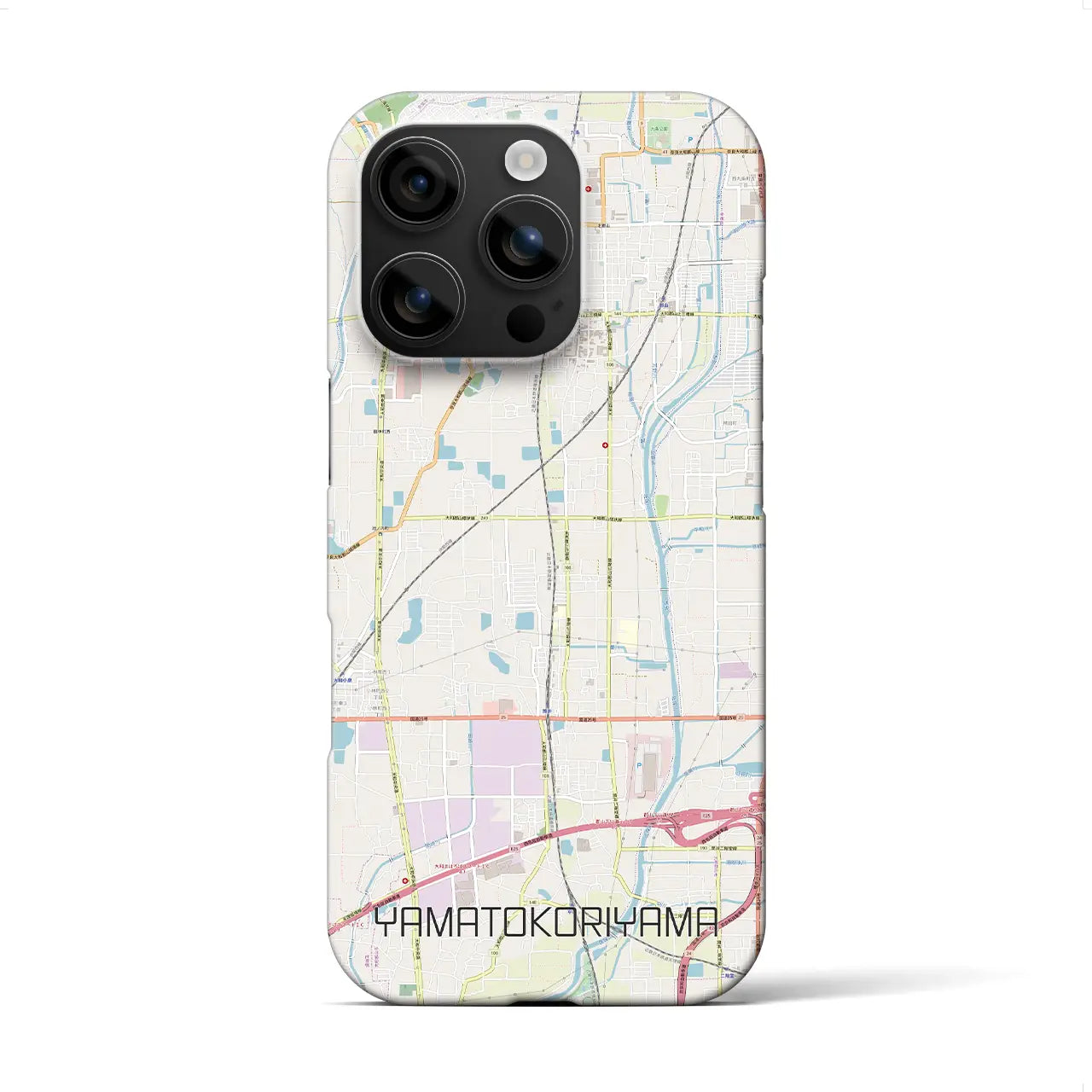 【大和郡山(奈良県)】地図柄iPhoneケース(バックカバータイプ)