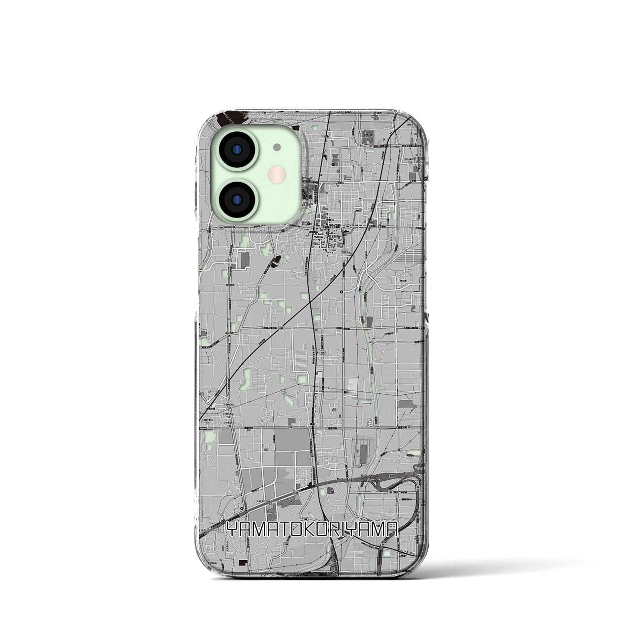 【大和郡山(奈良県)】地図柄iPhoneケース(クリアタイプ)