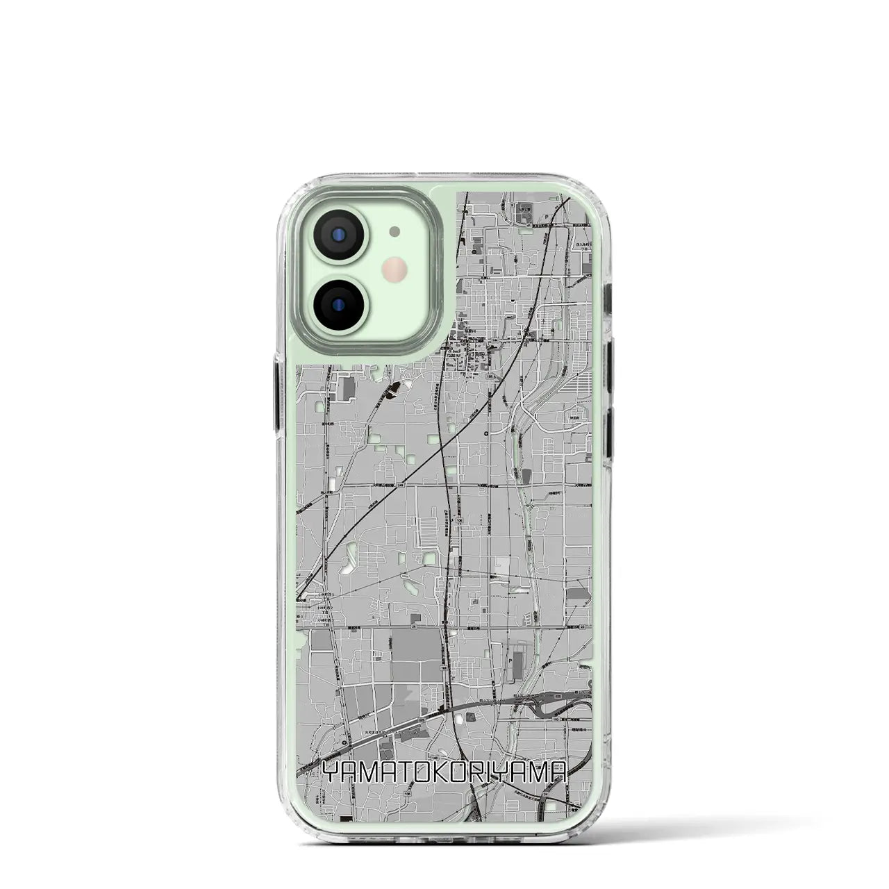 【大和郡山(奈良県)】地図柄iPhoneケース(MagSafeタイプ)