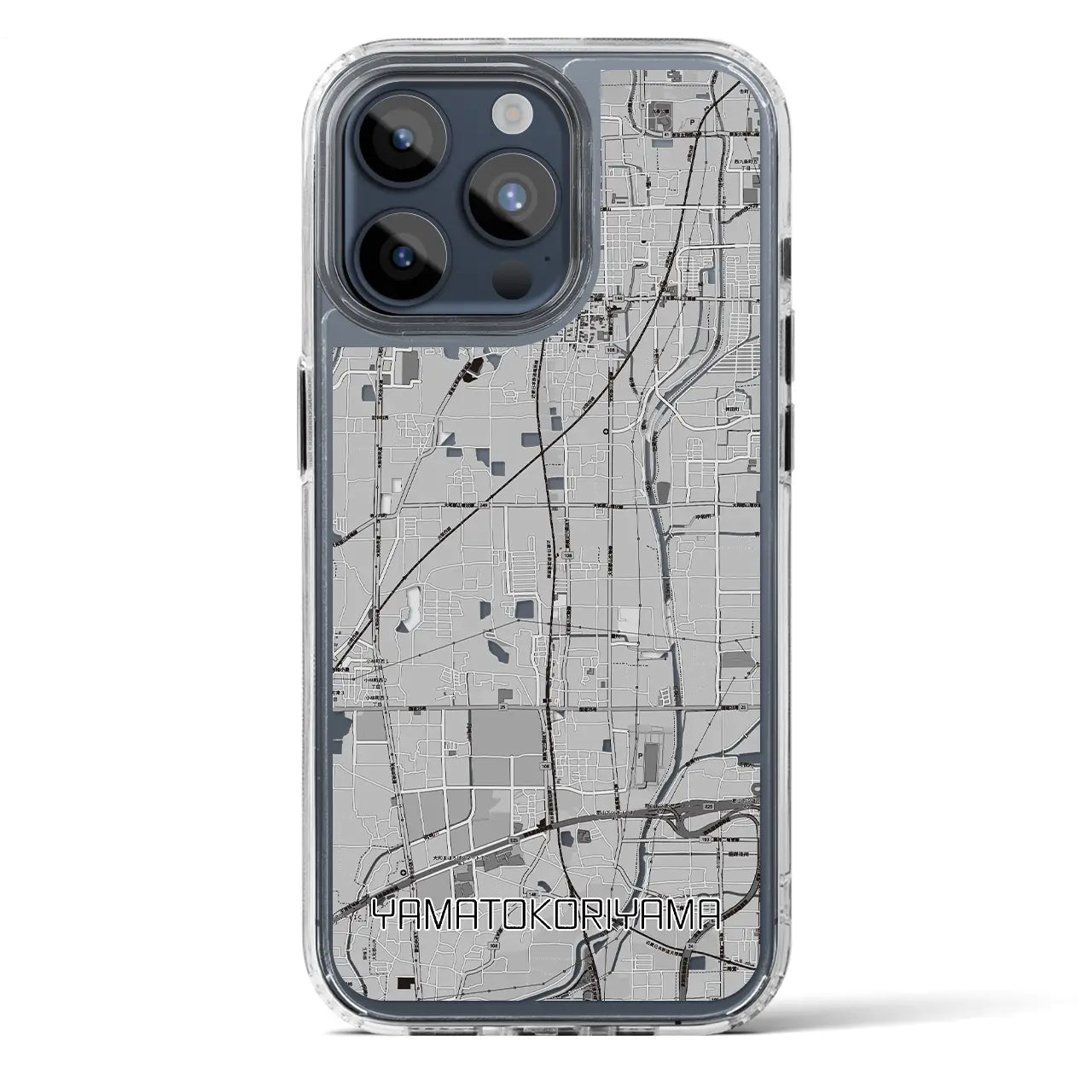 【大和郡山(奈良県)】地図柄iPhoneケース(MagSafeタイプ)
