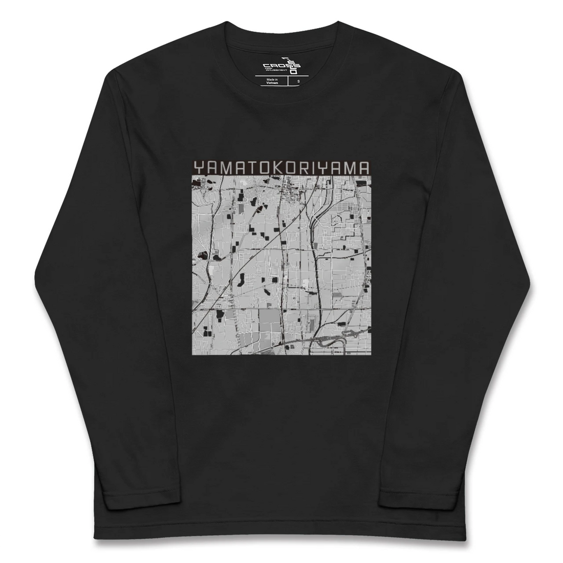 【大和郡山(奈良県)】地図柄ロングスリーブTシャツ