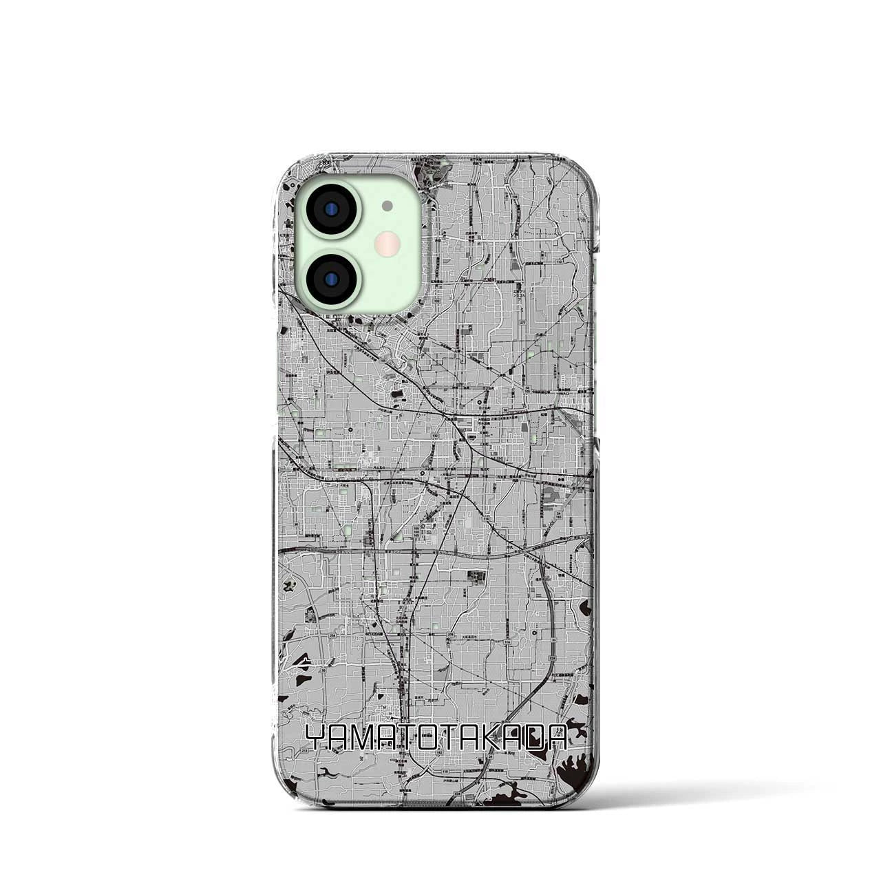 【大和高田(奈良県)】地図柄iPhoneケース(クリアタイプ)