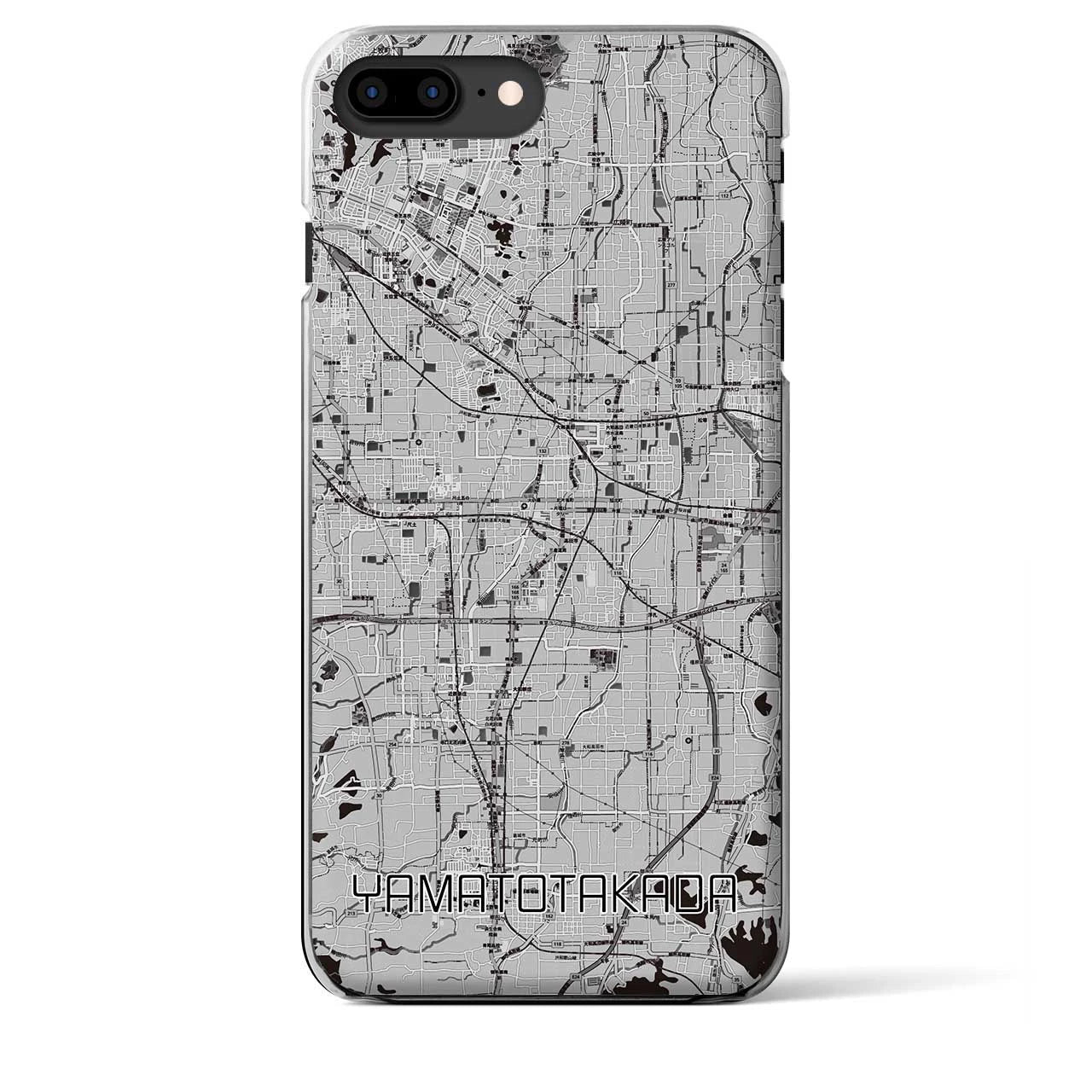 【大和高田(奈良県)】地図柄iPhoneケース(クリアタイプ)