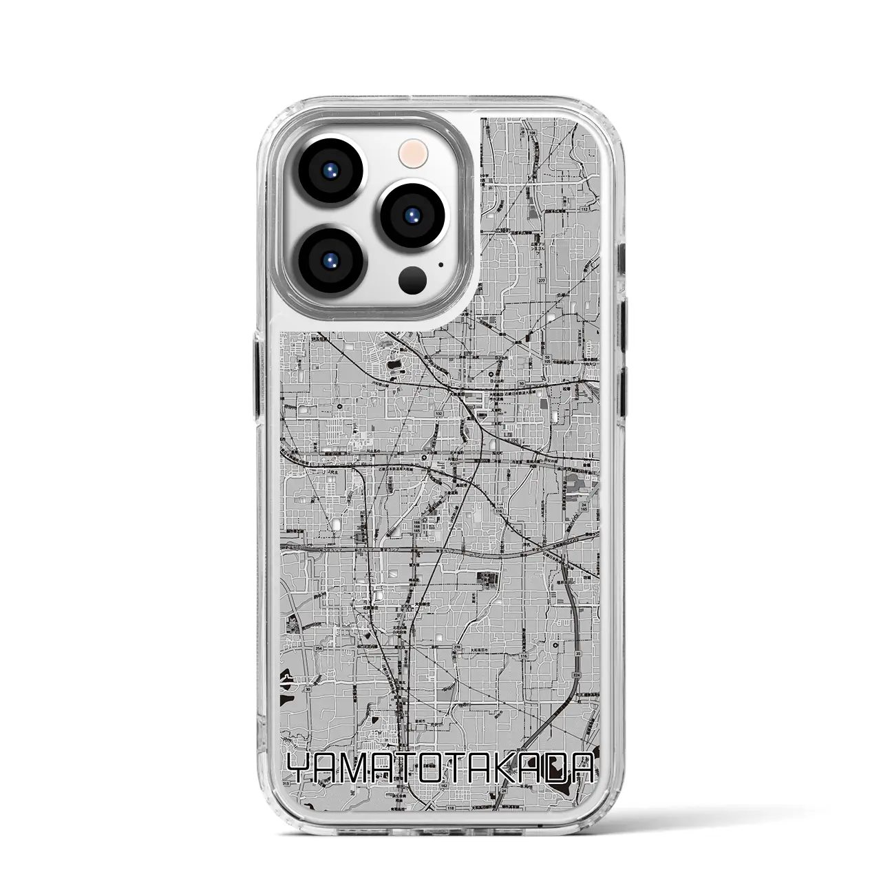 【大和高田(奈良県)】地図柄iPhoneケース(MagSafeタイプ)