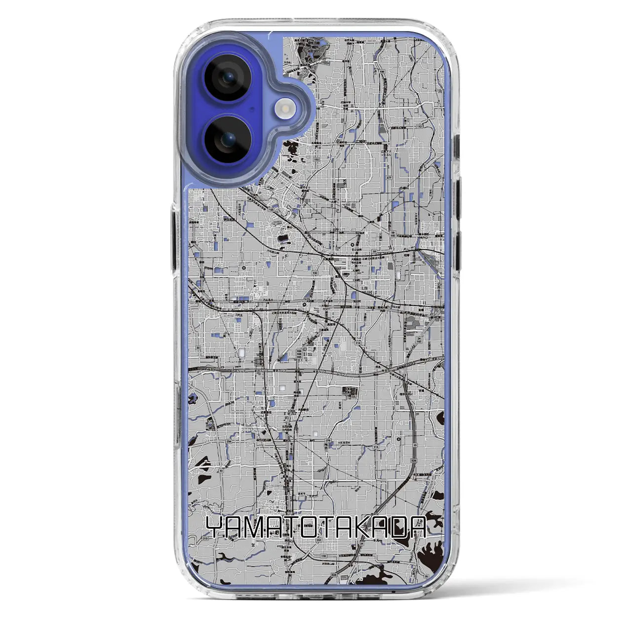 【大和高田(奈良県)】地図柄iPhoneケース(MagSafeタイプ)