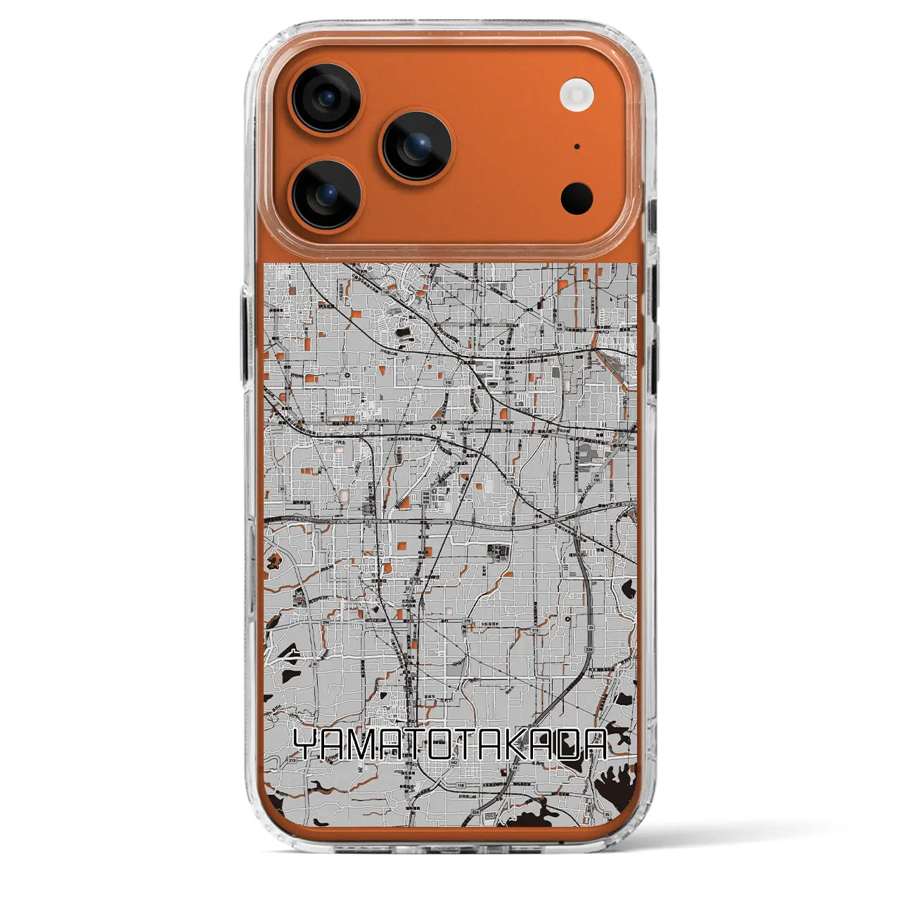 【大和高田(奈良県)】地図柄iPhoneケース(MagSafeタイプ)