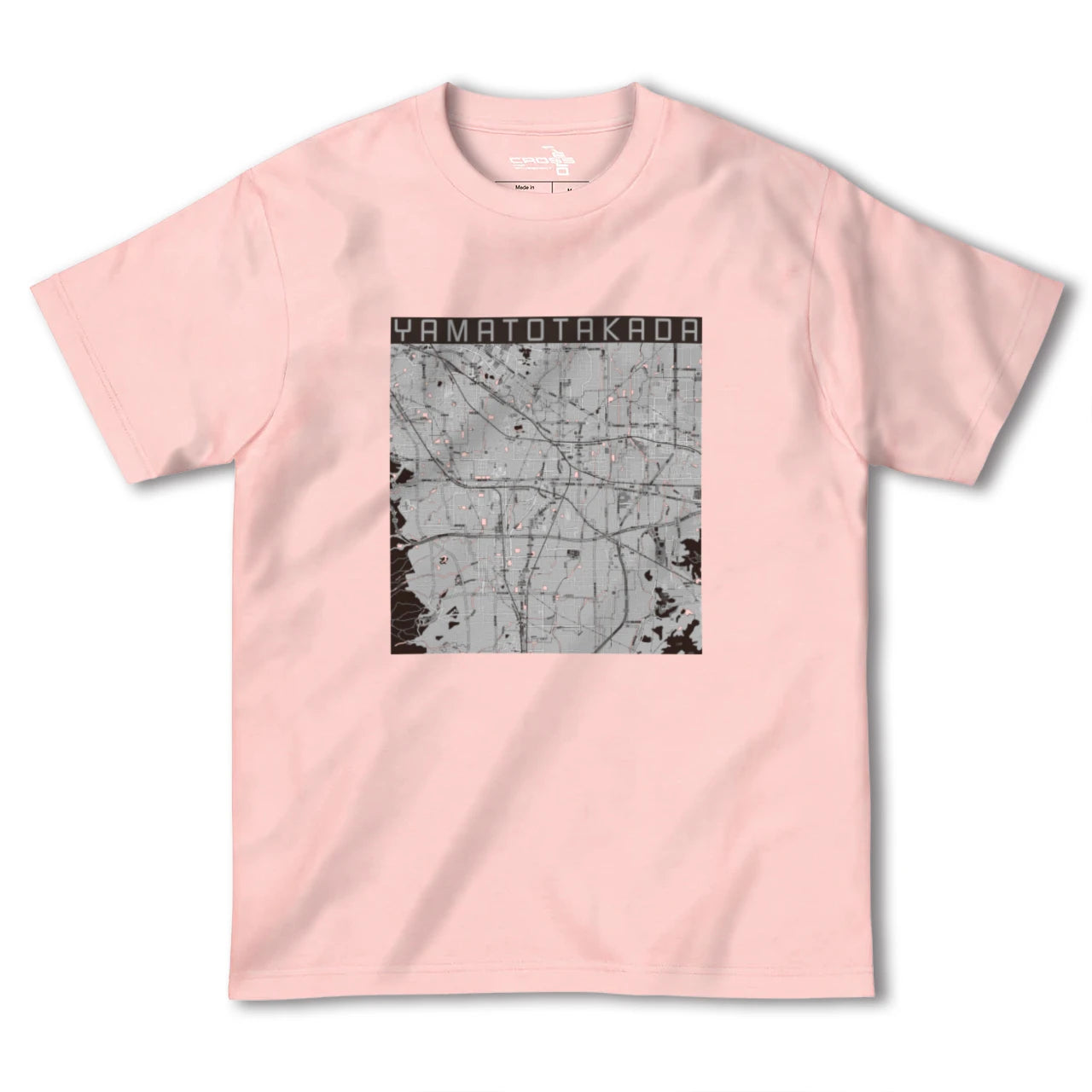 【大和高田(奈良県)】地図柄ヘビーウェイトTシャツ