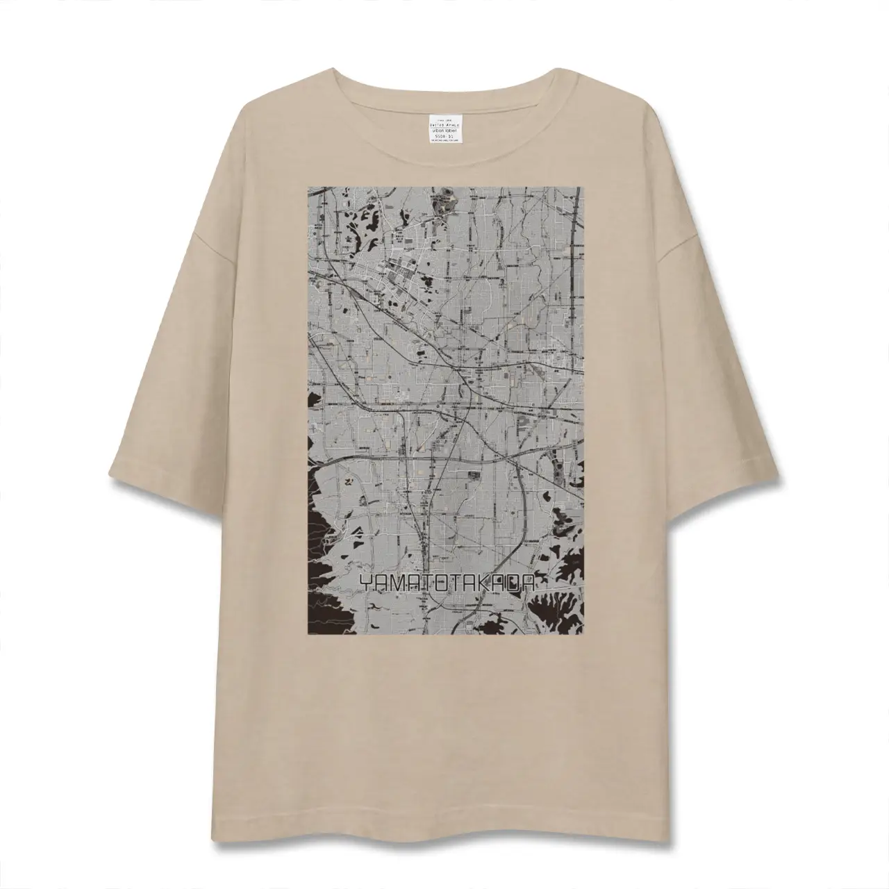 【大和高田(奈良県)】地図柄ビッグシルエットTシャツ