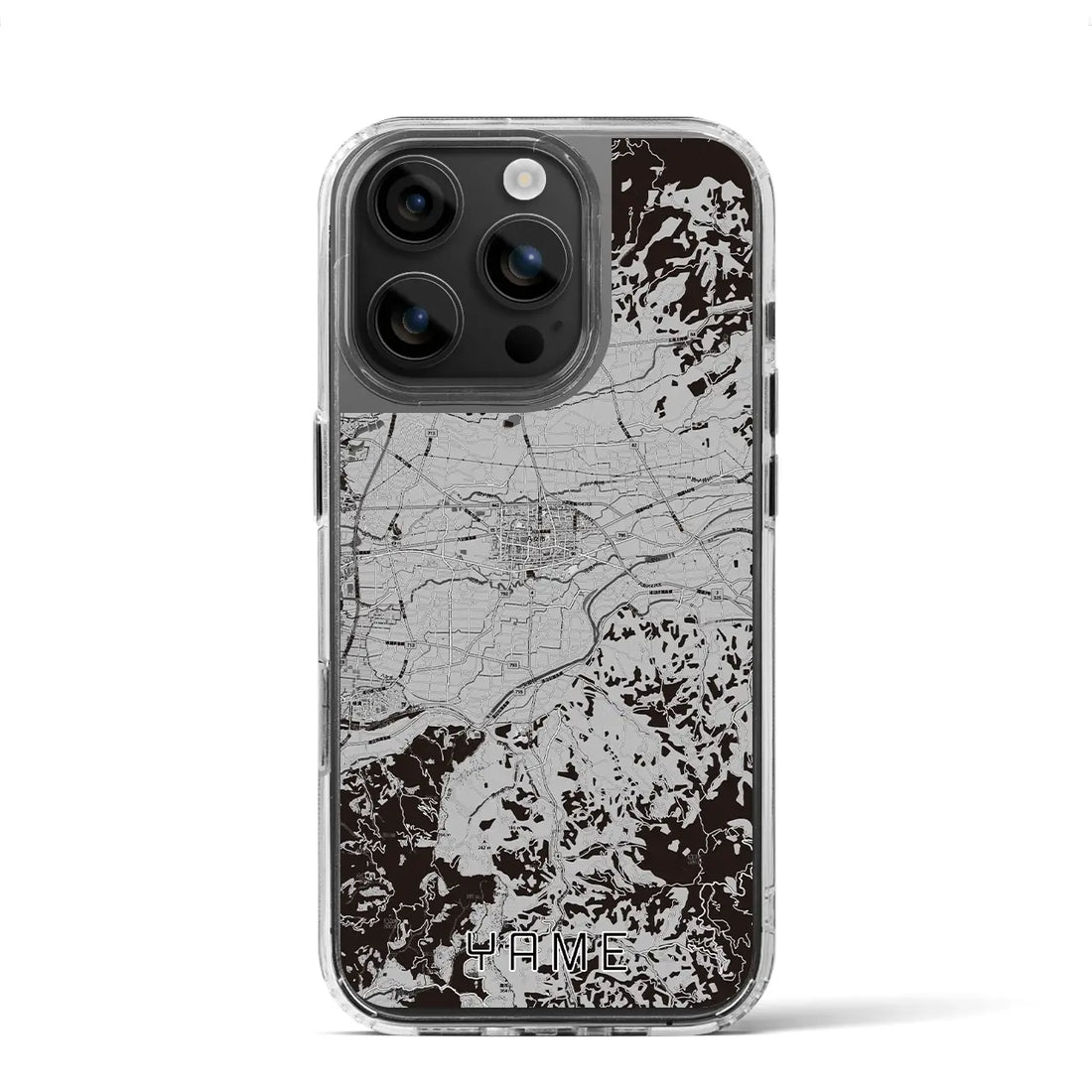 【八女(福岡県)】地図柄iPhoneケース(MagSafeタイプ)