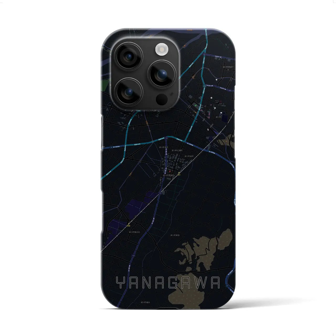 【梁川(福島県)】地図柄iPhoneケース(バックカバータイプ)