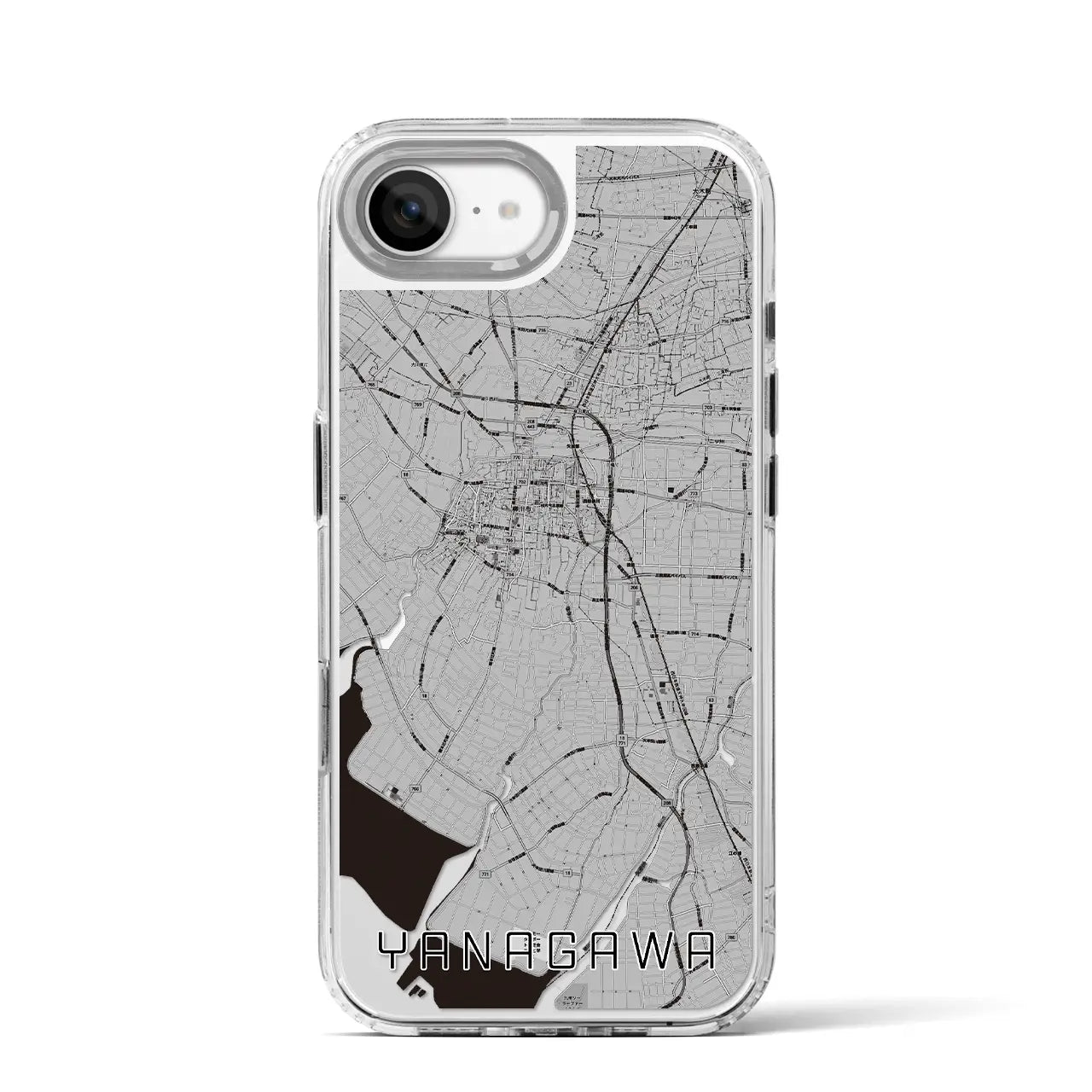【柳川(福岡県)】地図柄iPhoneケース(MagSafeタイプ)