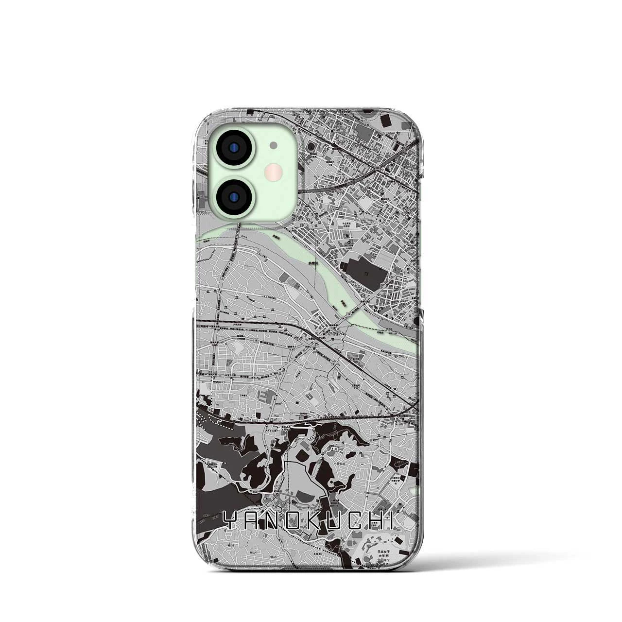 【矢野口(東京都)】地図柄iPhoneケース(クリアタイプ)