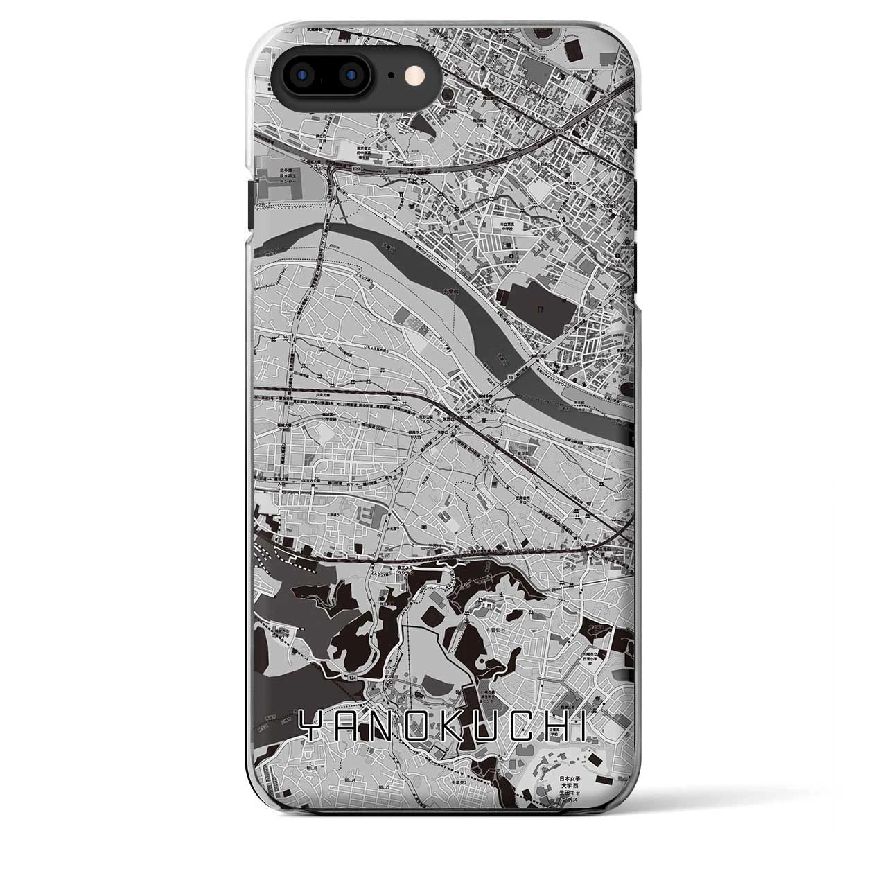 【矢野口(東京都)】地図柄iPhoneケース(クリアタイプ)