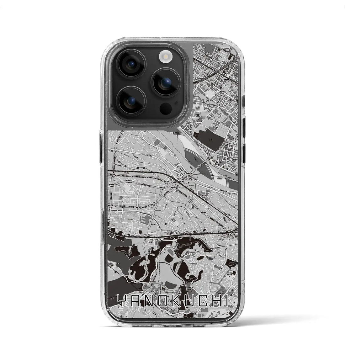 【矢野口(東京都)】地図柄iPhoneケース(MagSafeタイプ)