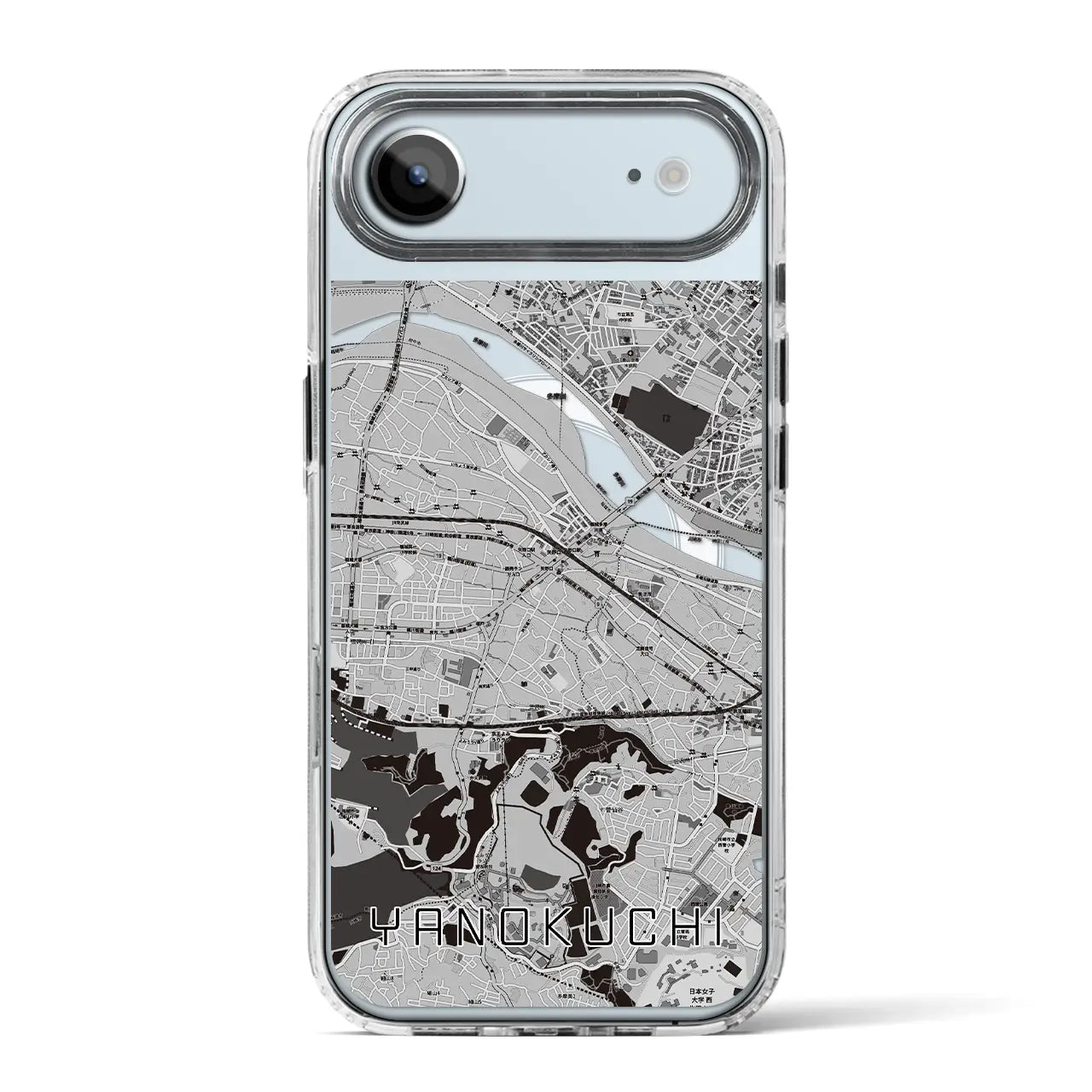 【矢野口(東京都)】地図柄iPhoneケース(MagSafeタイプ)