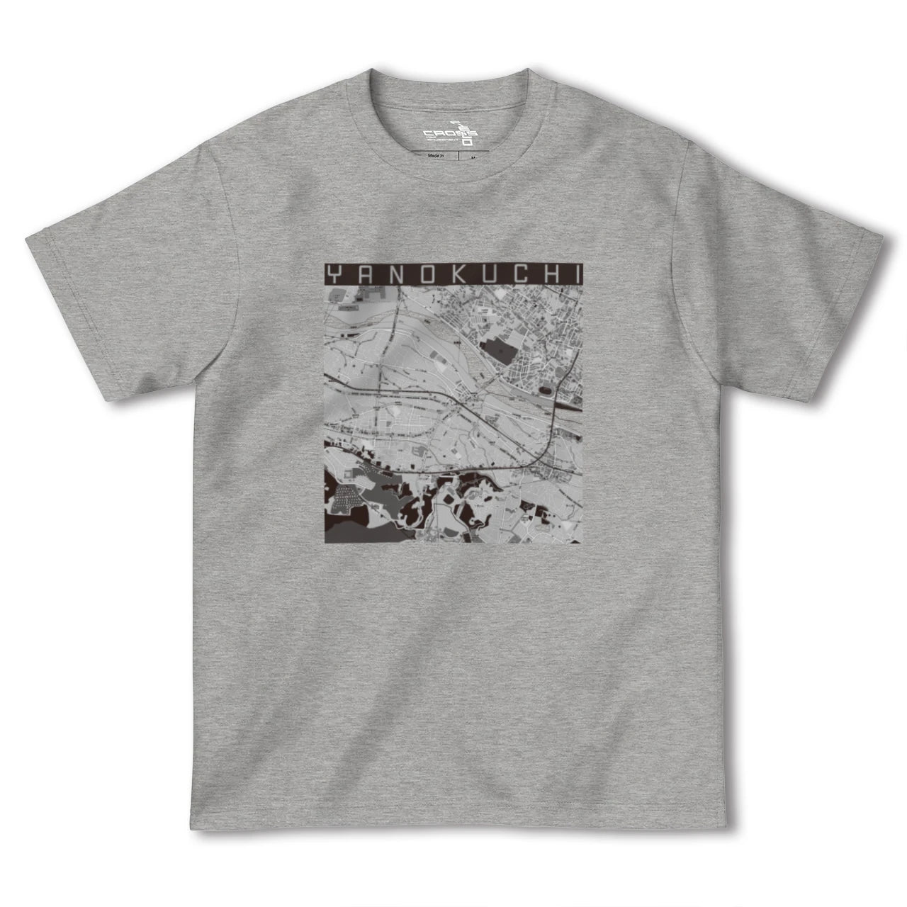 【矢野口(東京都)】地図柄ヘビーウェイトTシャツ