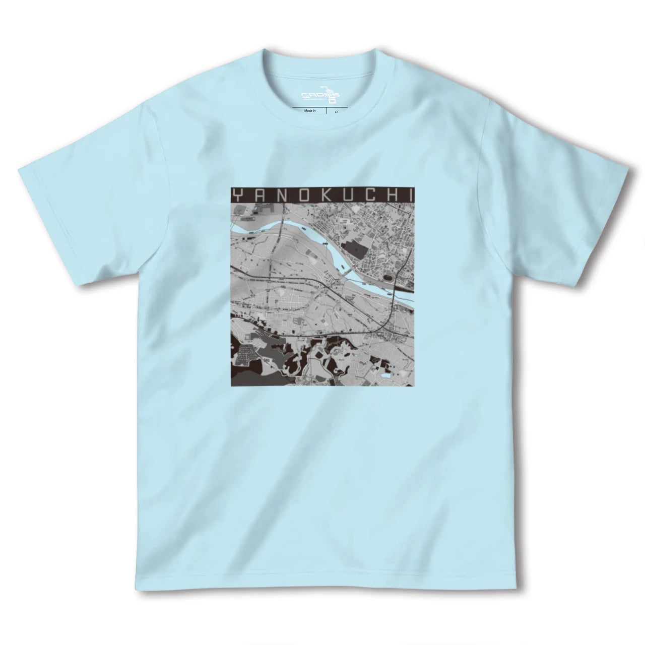 【矢野口(東京都)】地図柄ヘビーウェイトTシャツ