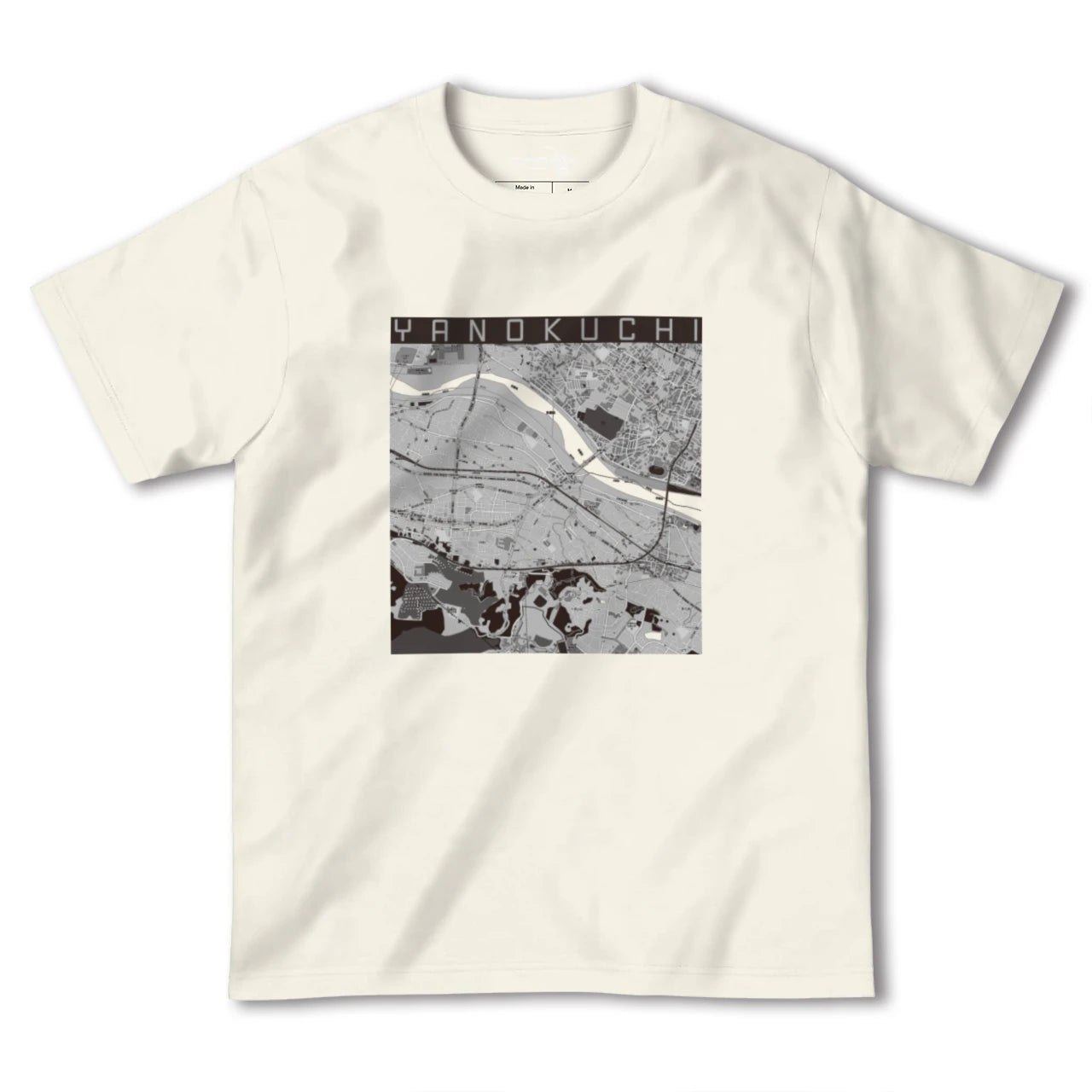 【矢野口(東京都)】地図柄ヘビーウェイトTシャツ