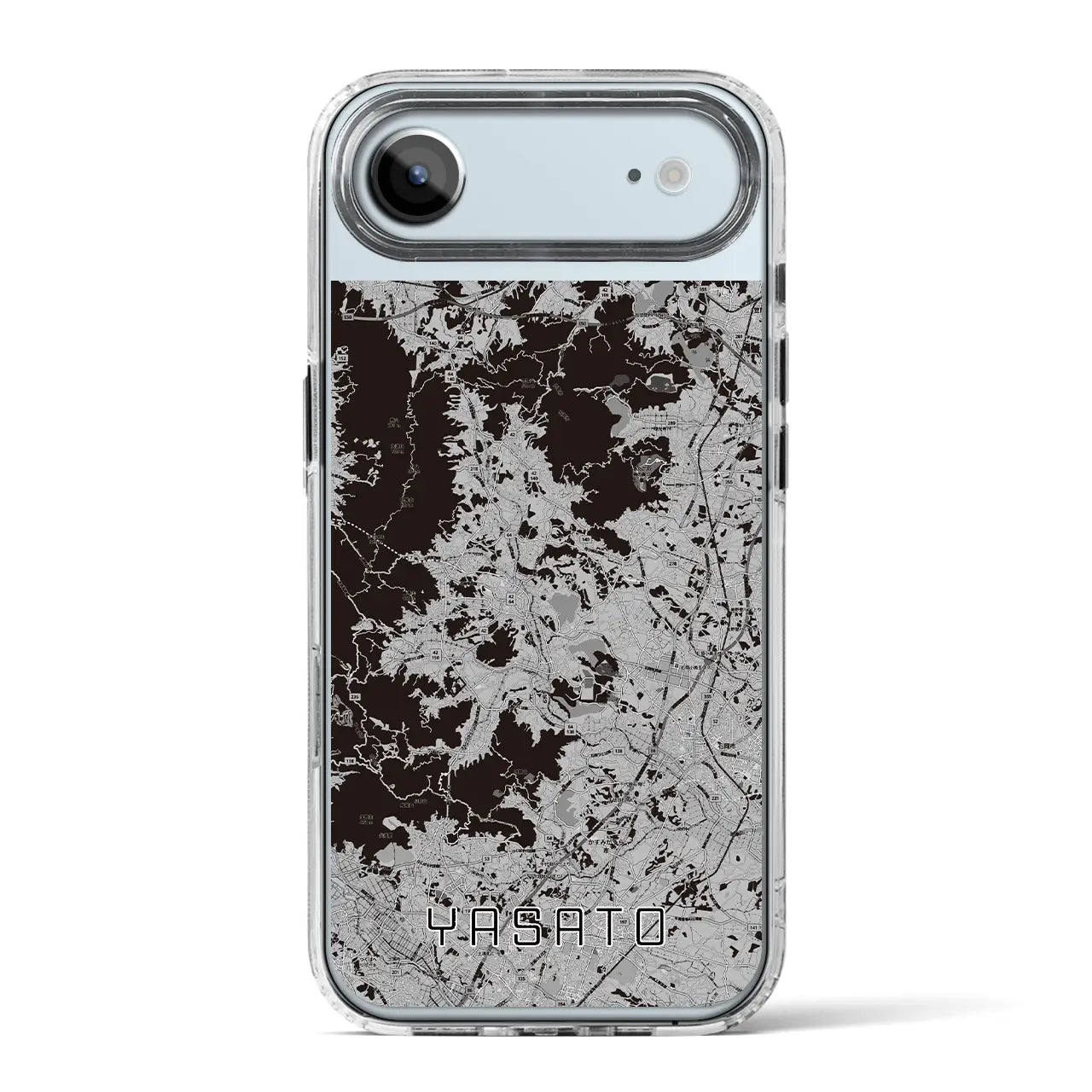 【八郷(茨城県)】地図柄iPhoneケース(MagSafeタイプ)