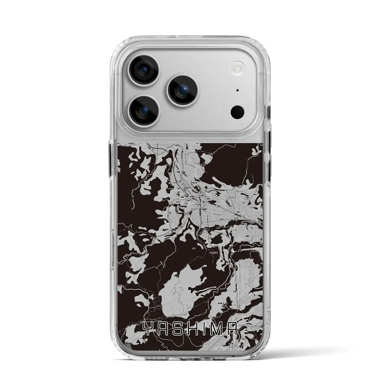 【矢島(秋田県)】地図柄iPhoneケース(MagSafeタイプ)