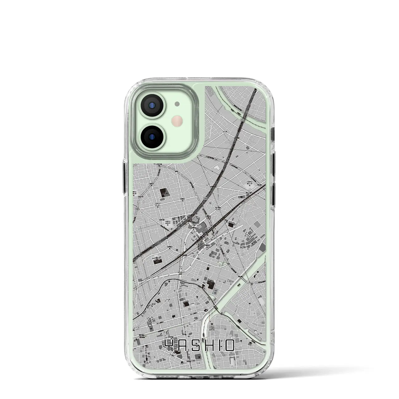 【八潮(埼玉県)】地図柄iPhoneケース(MagSafeタイプ)