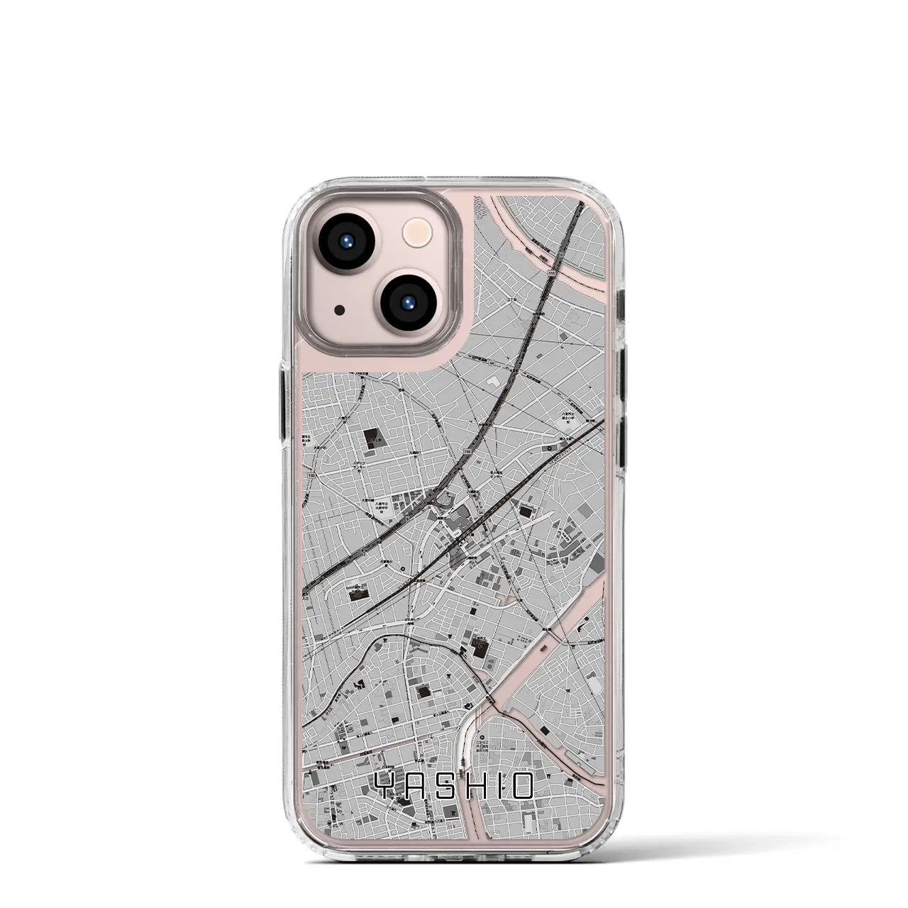 【八潮(埼玉県)】地図柄iPhoneケース(MagSafeタイプ)