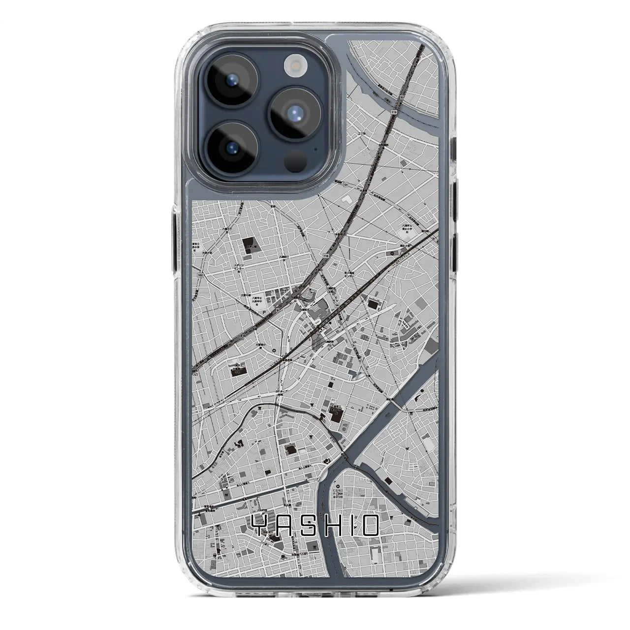 【八潮(埼玉県)】地図柄iPhoneケース(MagSafeタイプ)
