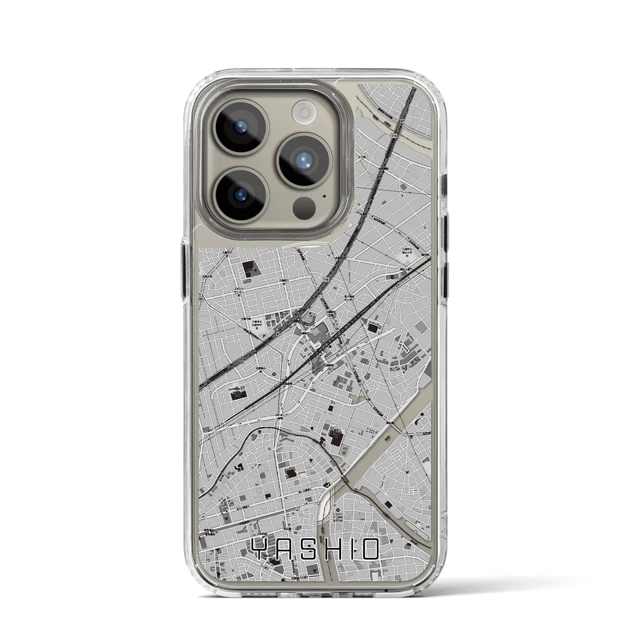 【八潮(埼玉県)】地図柄iPhoneケース(MagSafeタイプ)