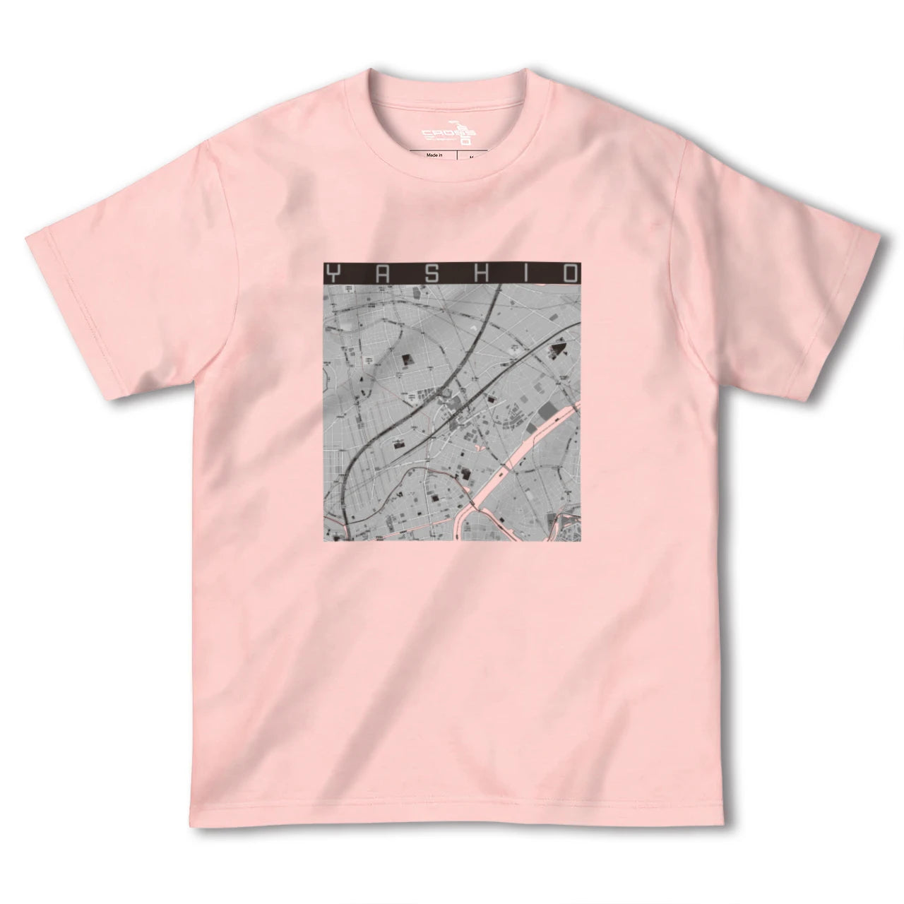 【八潮(埼玉県)】地図柄ヘビーウェイトTシャツ
