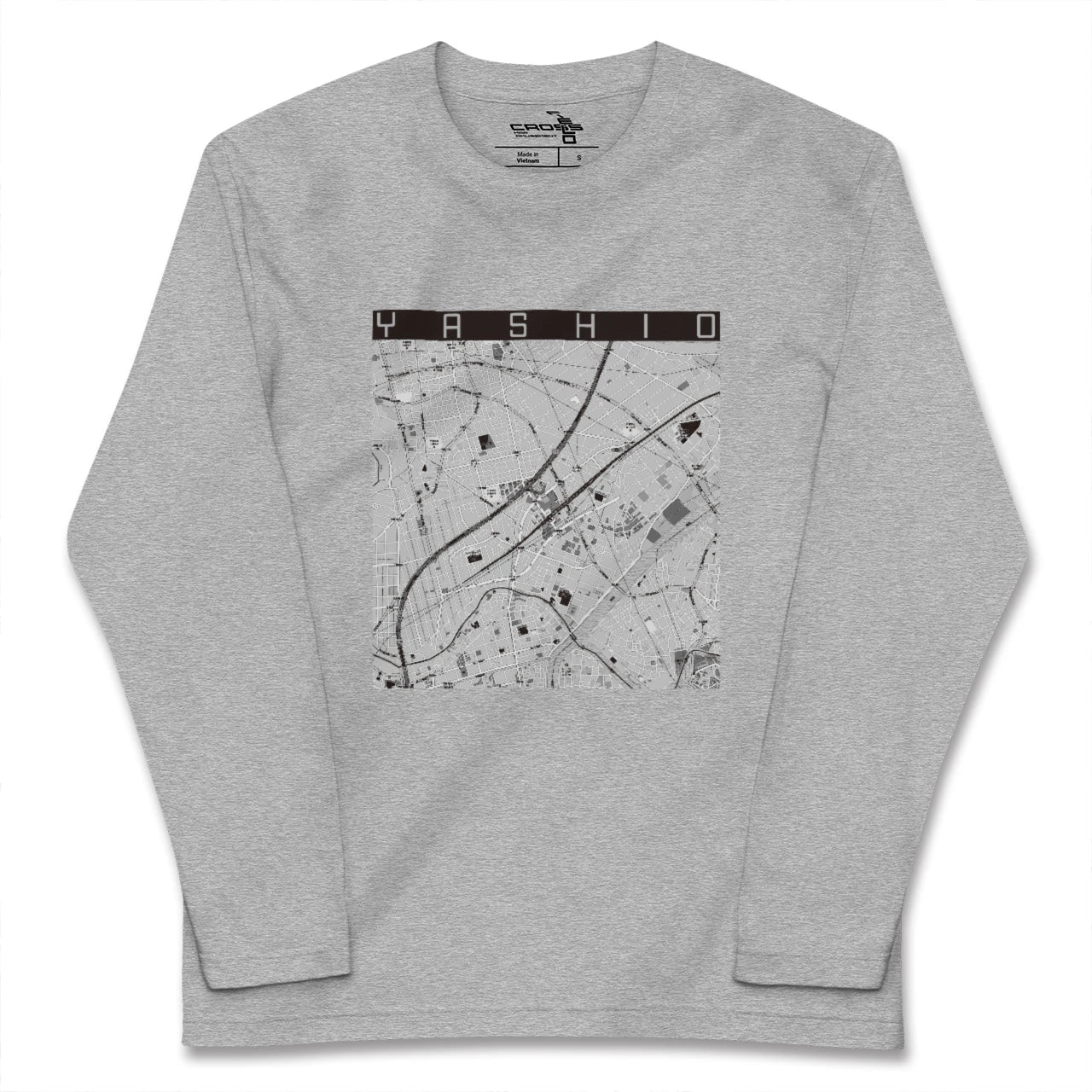 【八潮(埼玉県)】地図柄ロングスリーブTシャツ