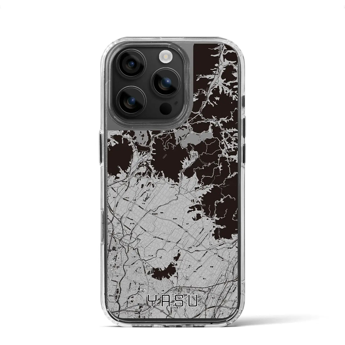 【夜須(福岡県)】地図柄iPhoneケース(MagSafeタイプ)